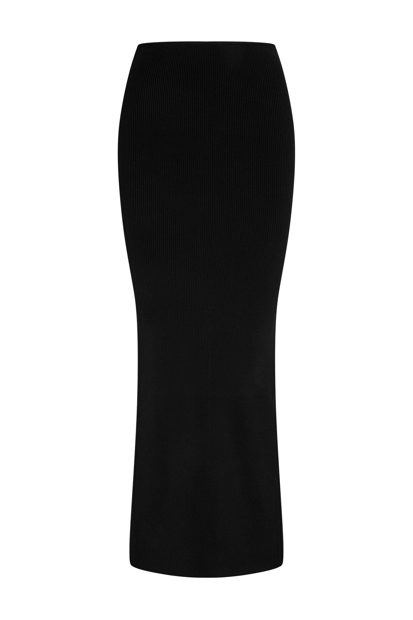 Fontelina Skirt - Black Knit Rib