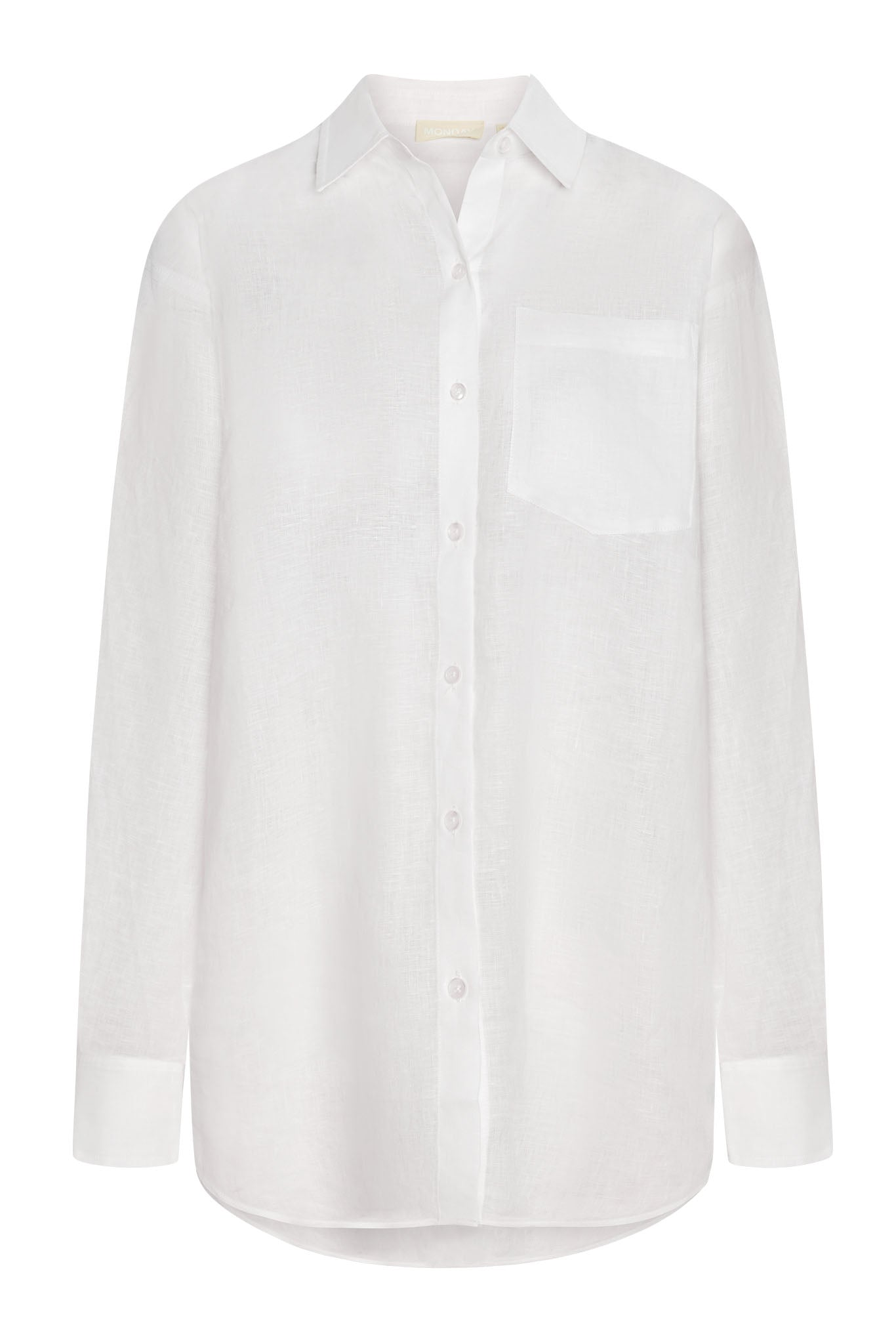 La Jolla Linen Shirt - White Linen