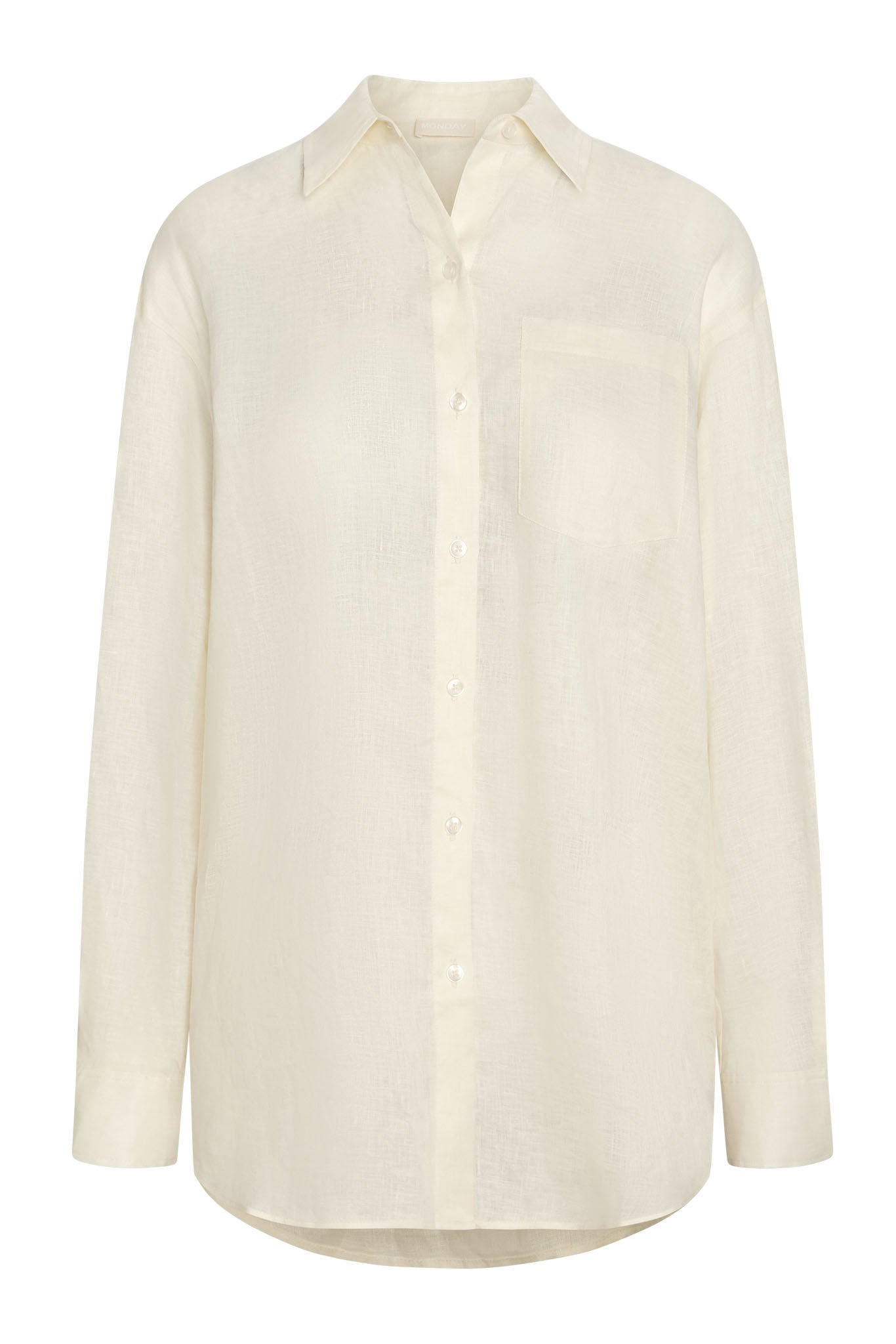 La Jolla Linen Shirt - Ivory Linen