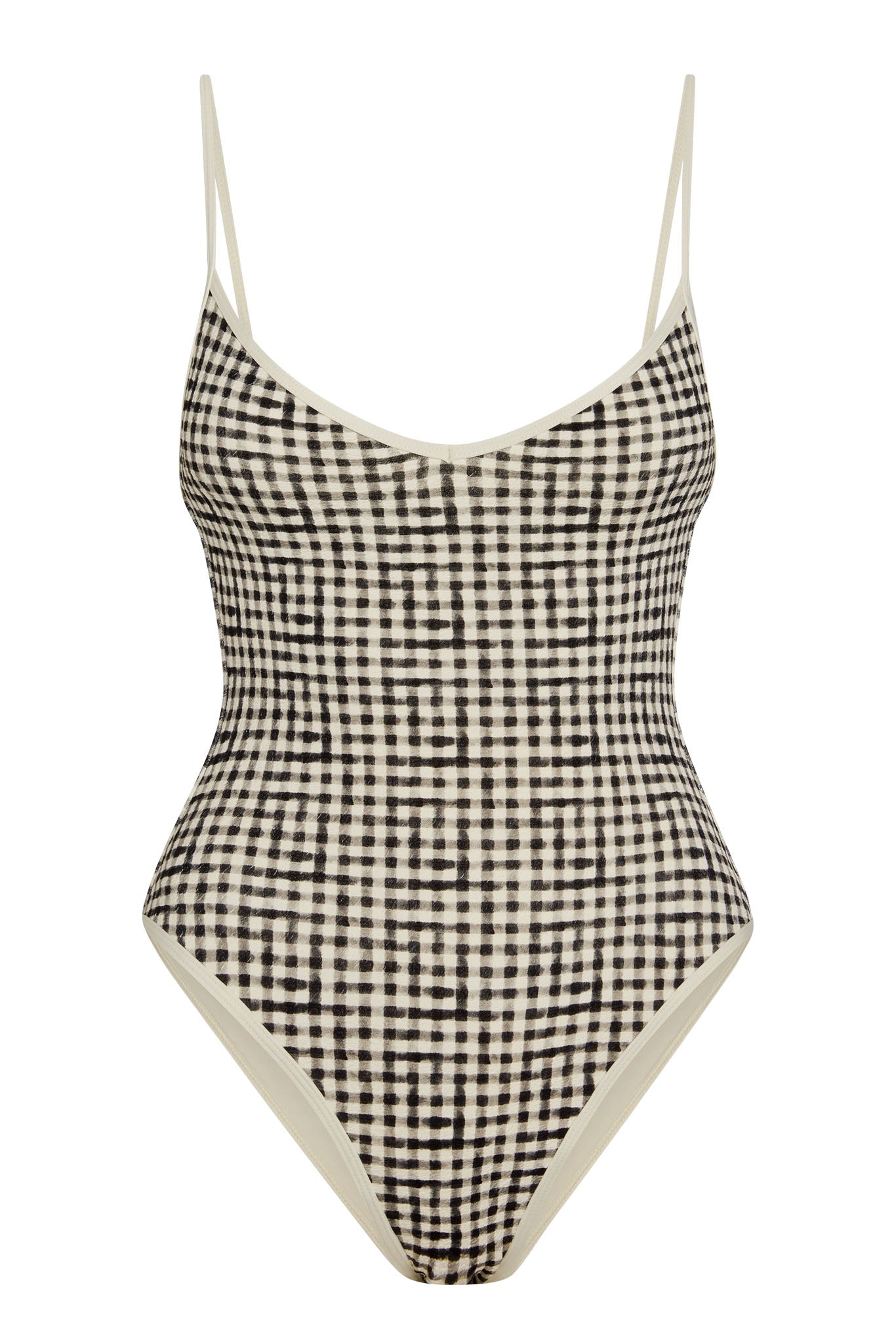 Ravello One Piece - Black Gingham