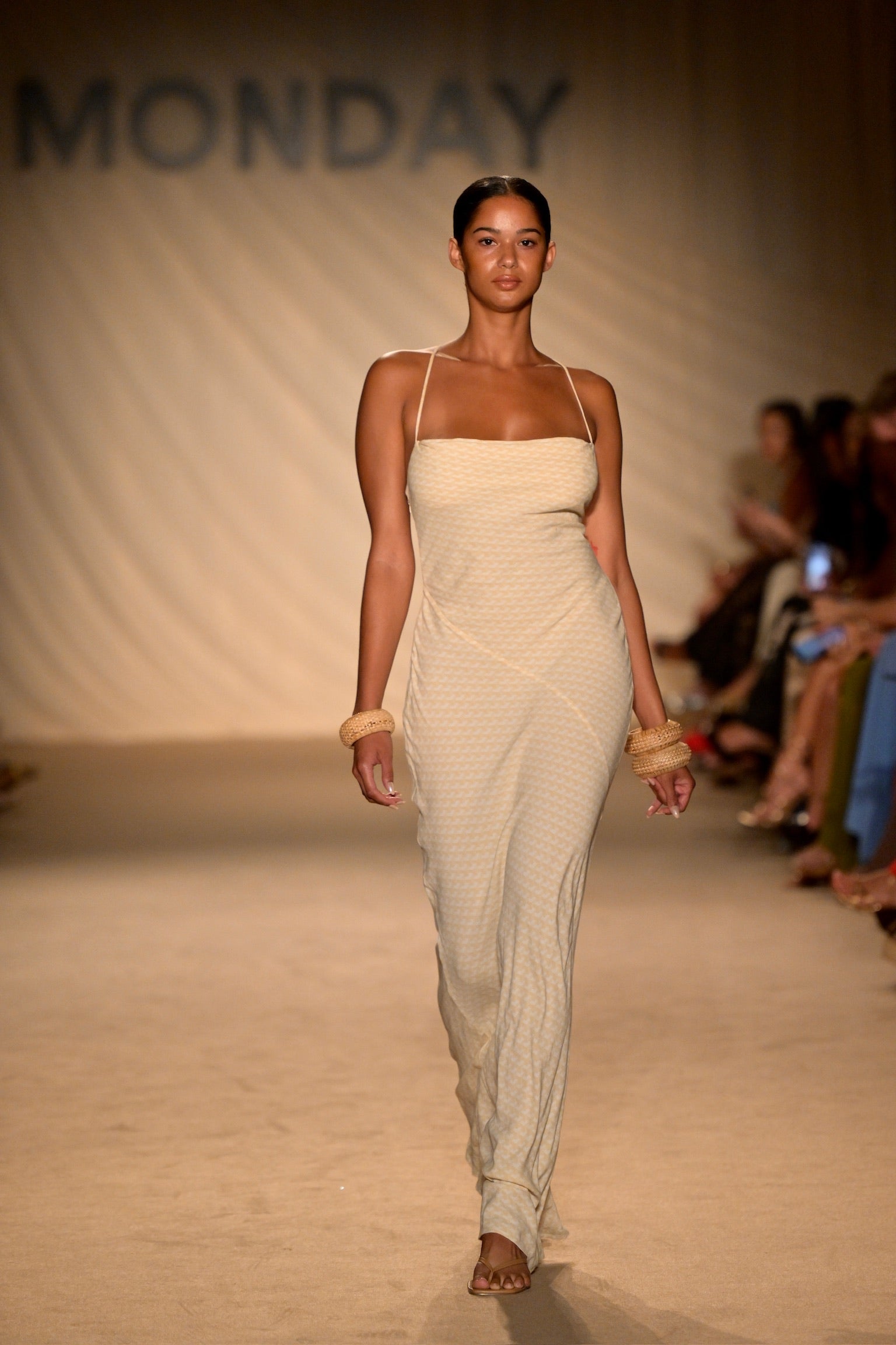 Alternative view of Cote D'azur Dress - Ivory Geo