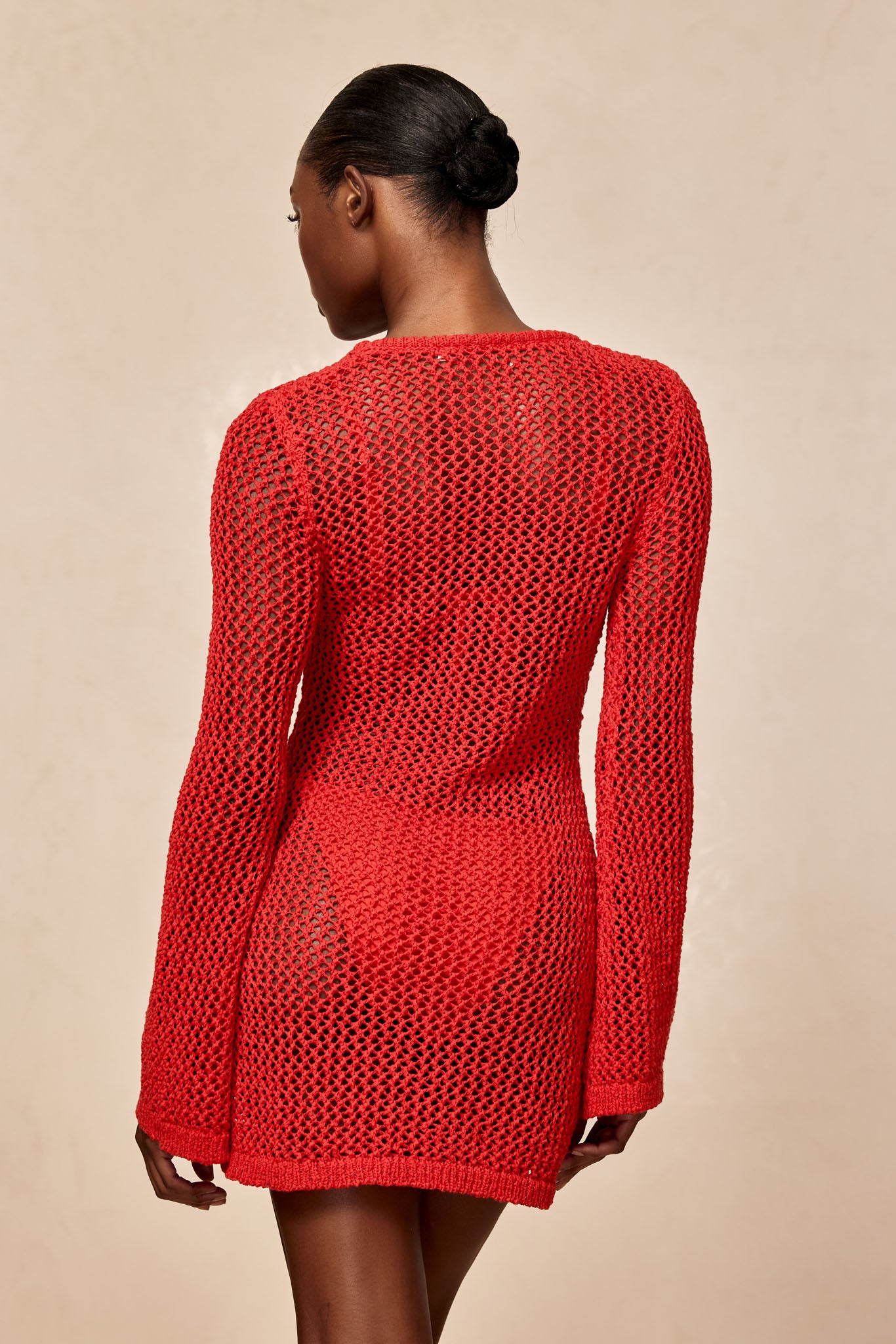 Montego Mini Dress - Chili Pepper Petit Crochet - Image 4