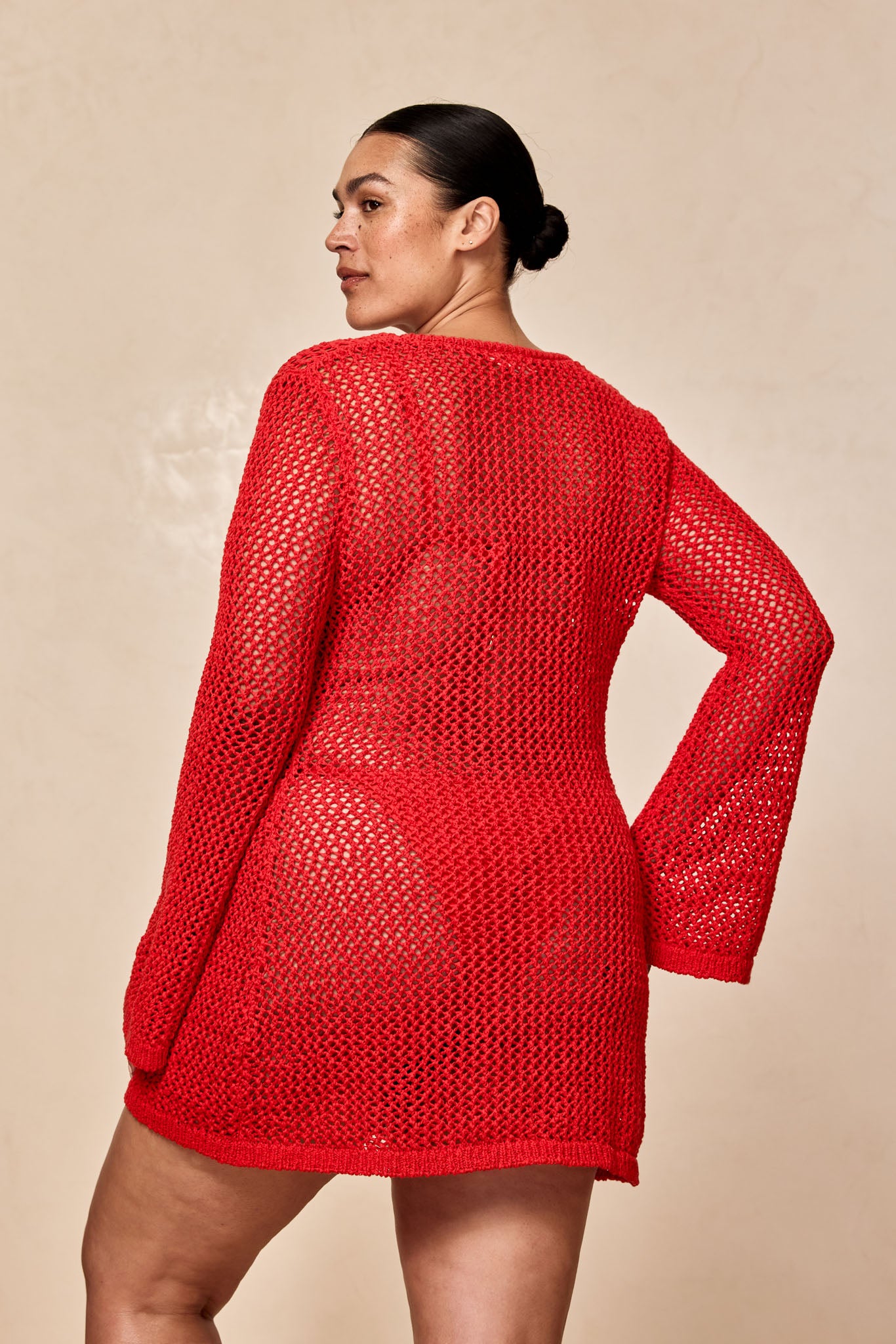 Montego Mini Dress - Chili Pepper Petit Crochet - Image 6