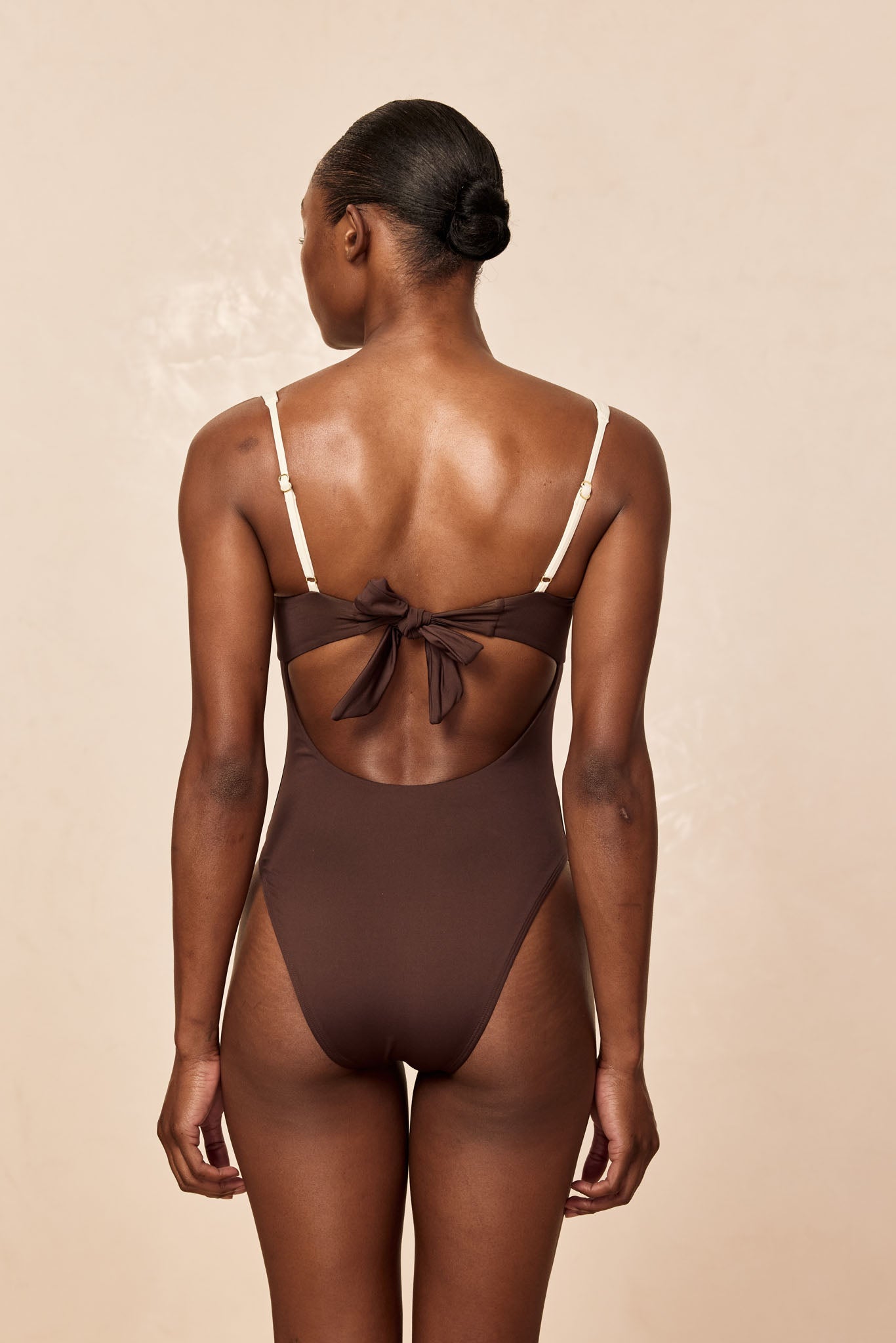 Clovelly One Piece - Espresso/Ivory - Image 8