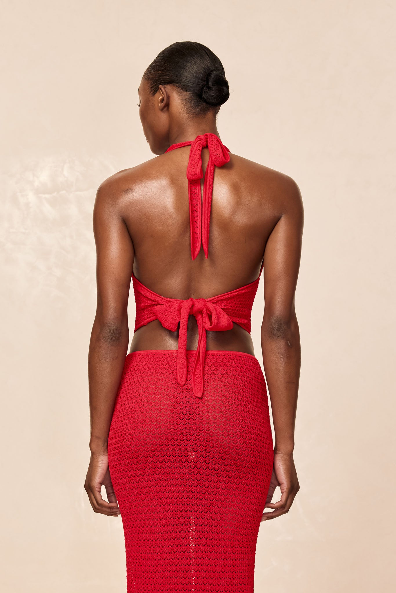 Toulon Top Lined - Chili Pepper Lace Crochet - Image 3