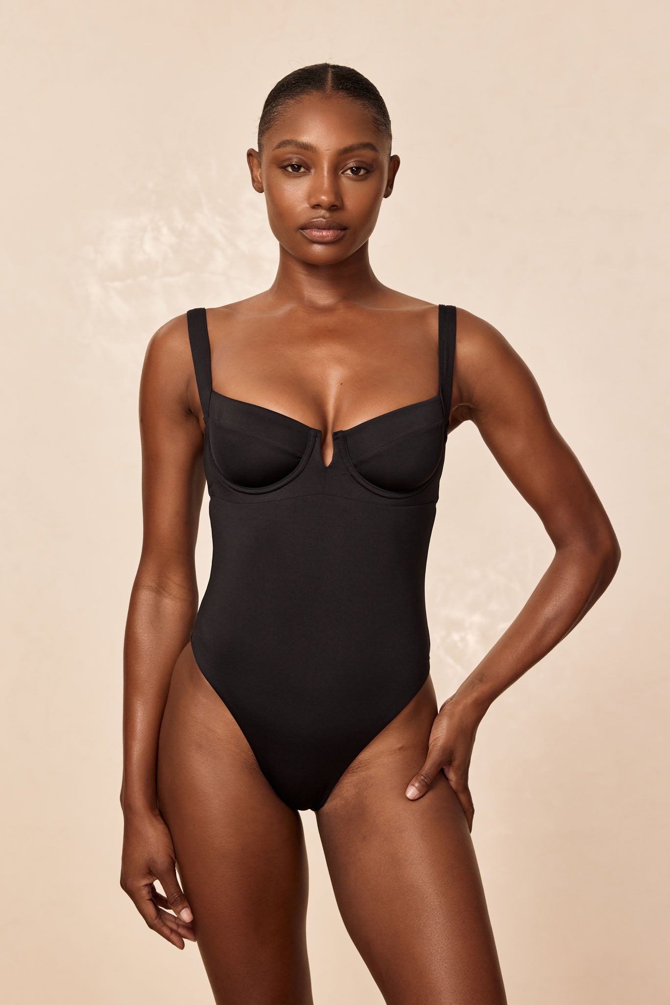Clovelly One Piece - Black - Image 5