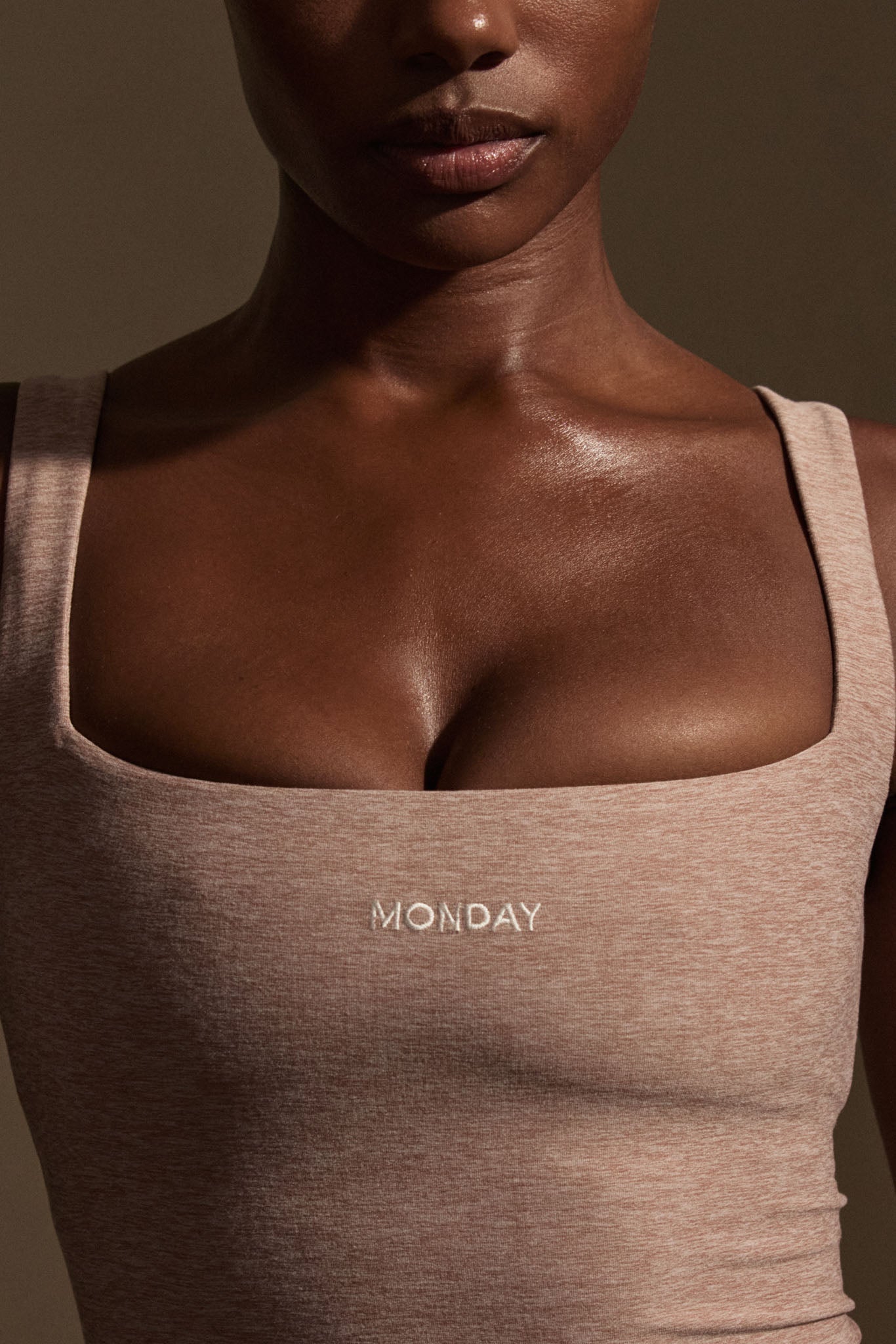 Alternative view of Aspen Tank - Heather Mauve