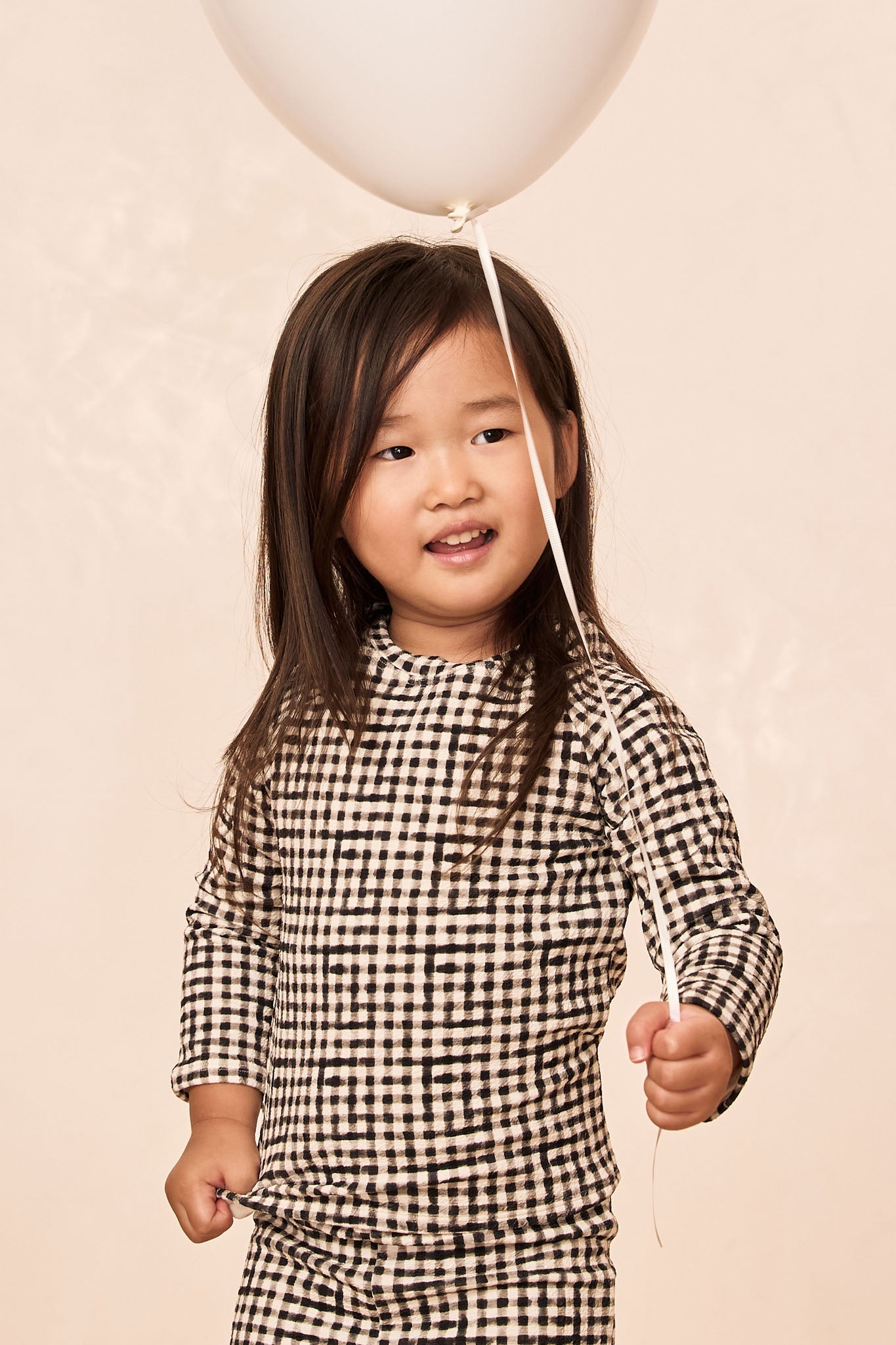 Alternative view of Bondi Rashguard Kids - Black Gingham