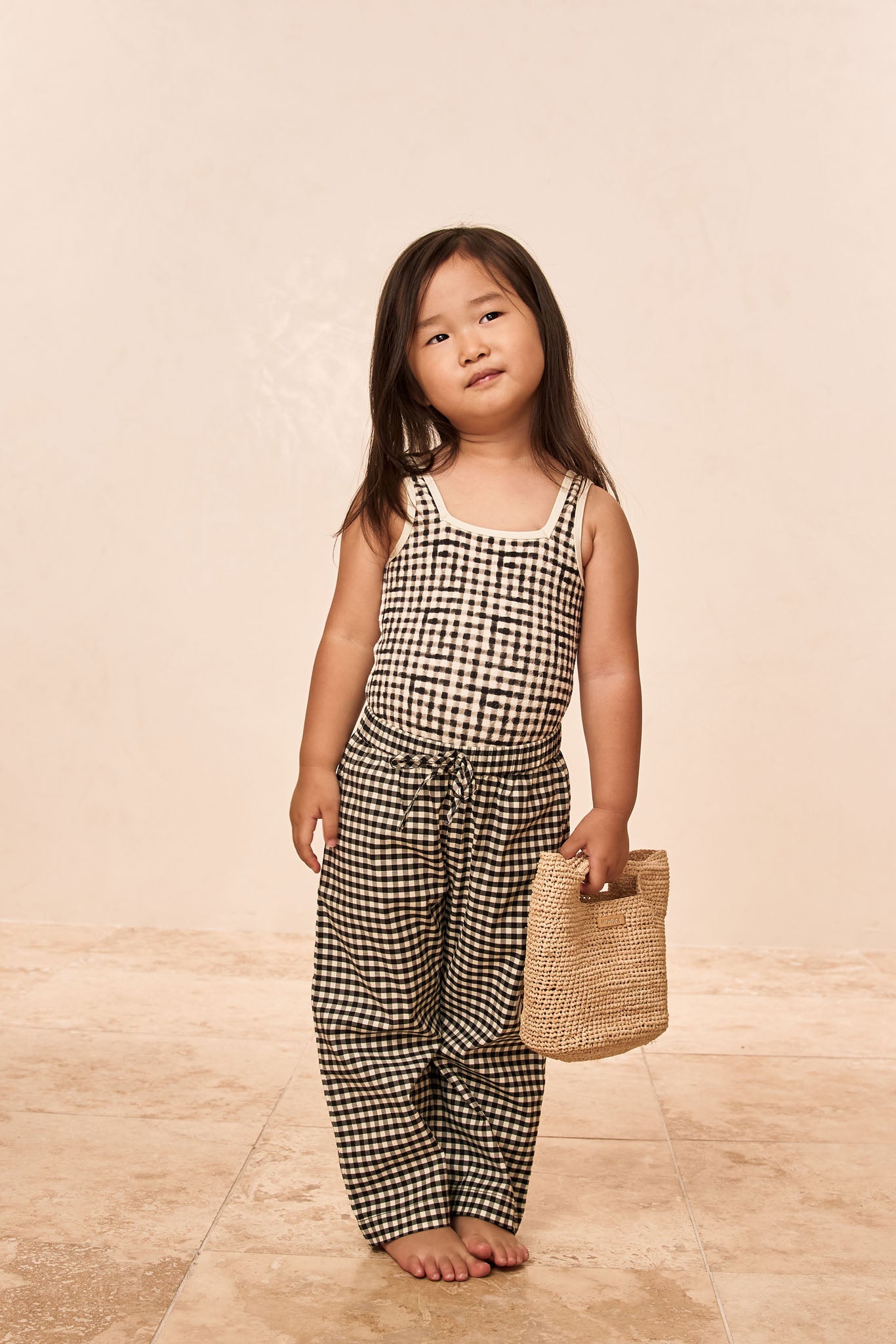 Alternative view of Tuscany Pant Kids - Black Gingham