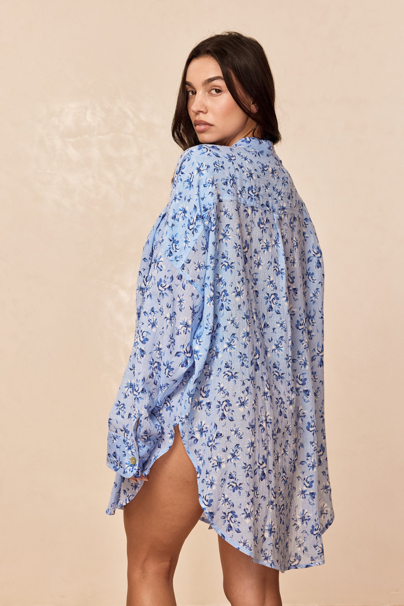 Barcelona Tunic - Isola Floral Crinkle - Image 3