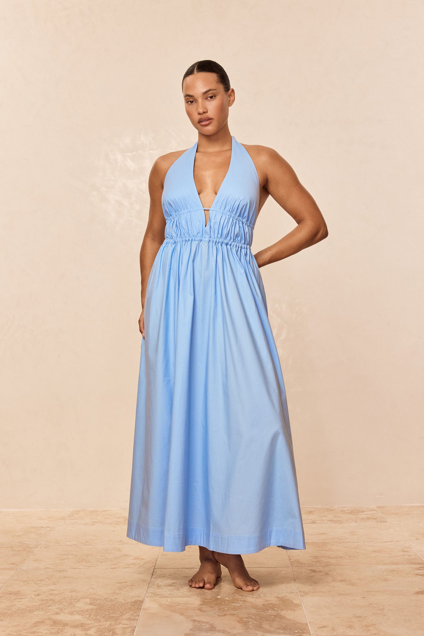 Santa Cruz Dress - Sky - Image 5