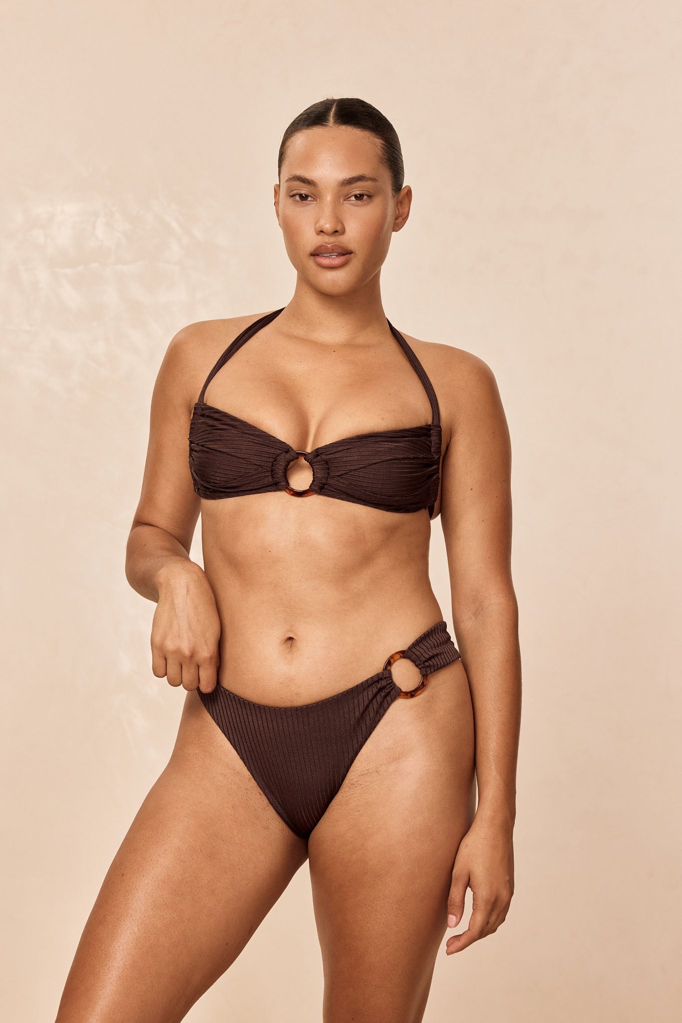 Bronte Bottom - Espresso Wide Rib - Image 3