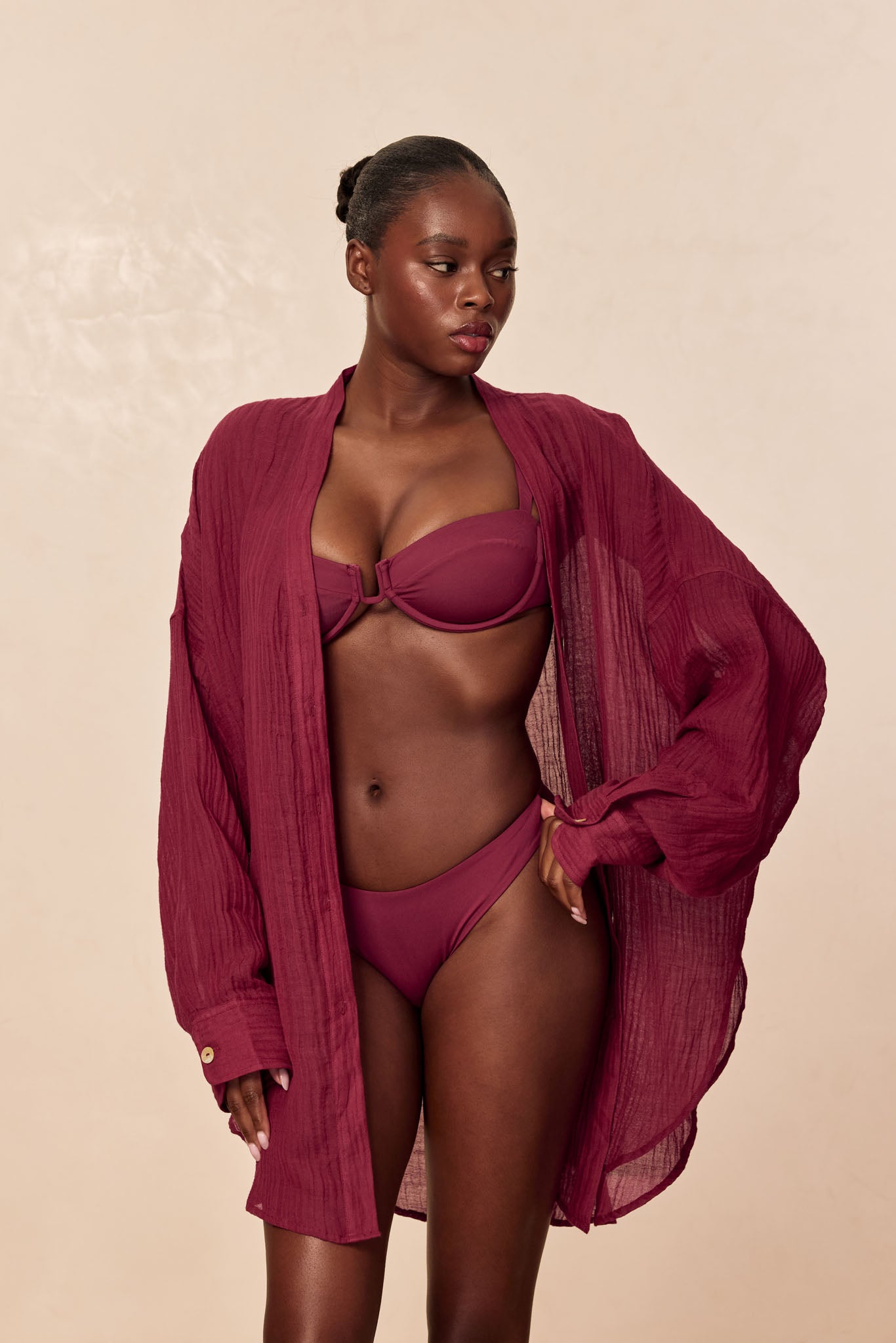 Cala Roja Top - Fig - Image 7