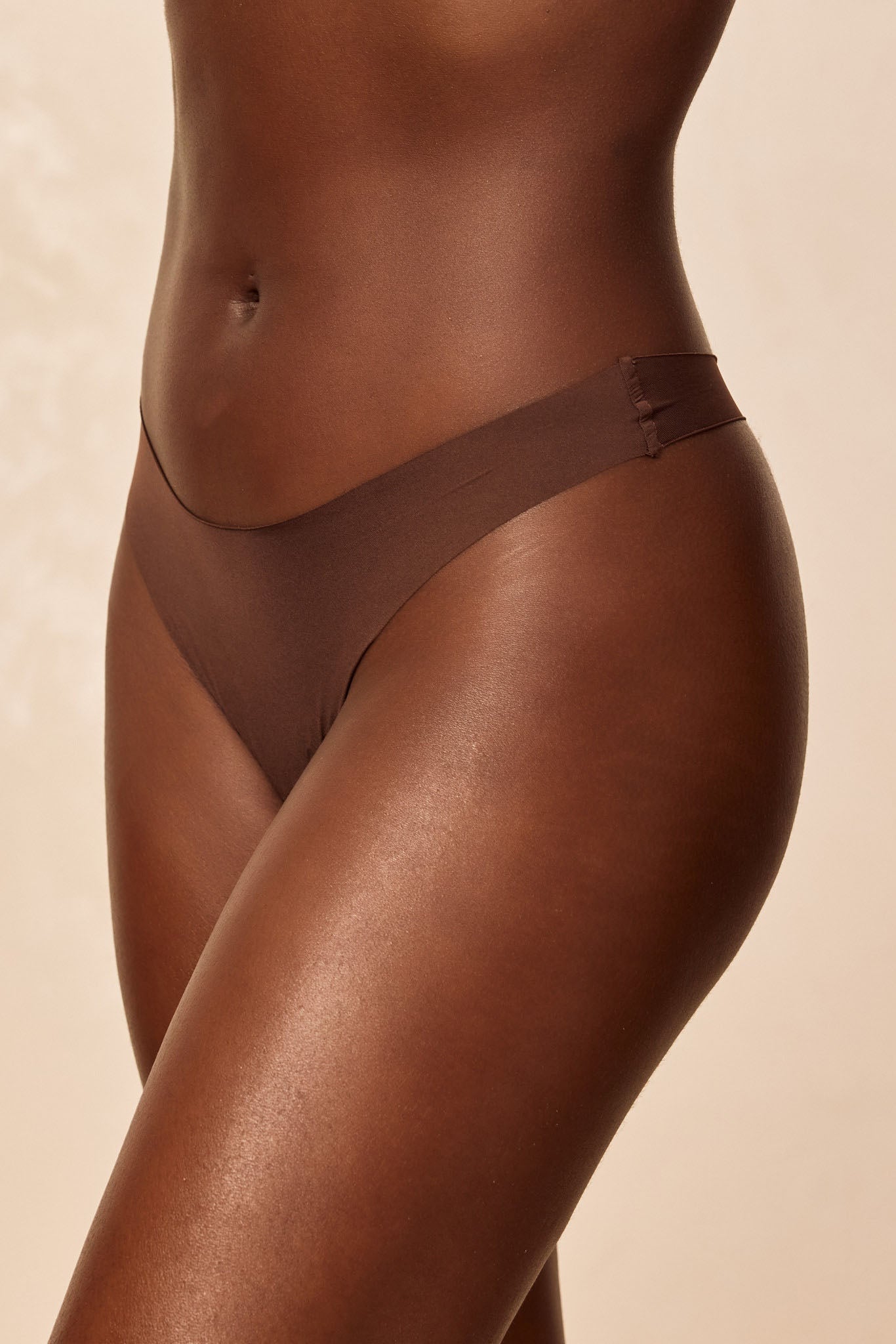 Alternative view of Monday Invisible Thong 3 Pack - Mocha