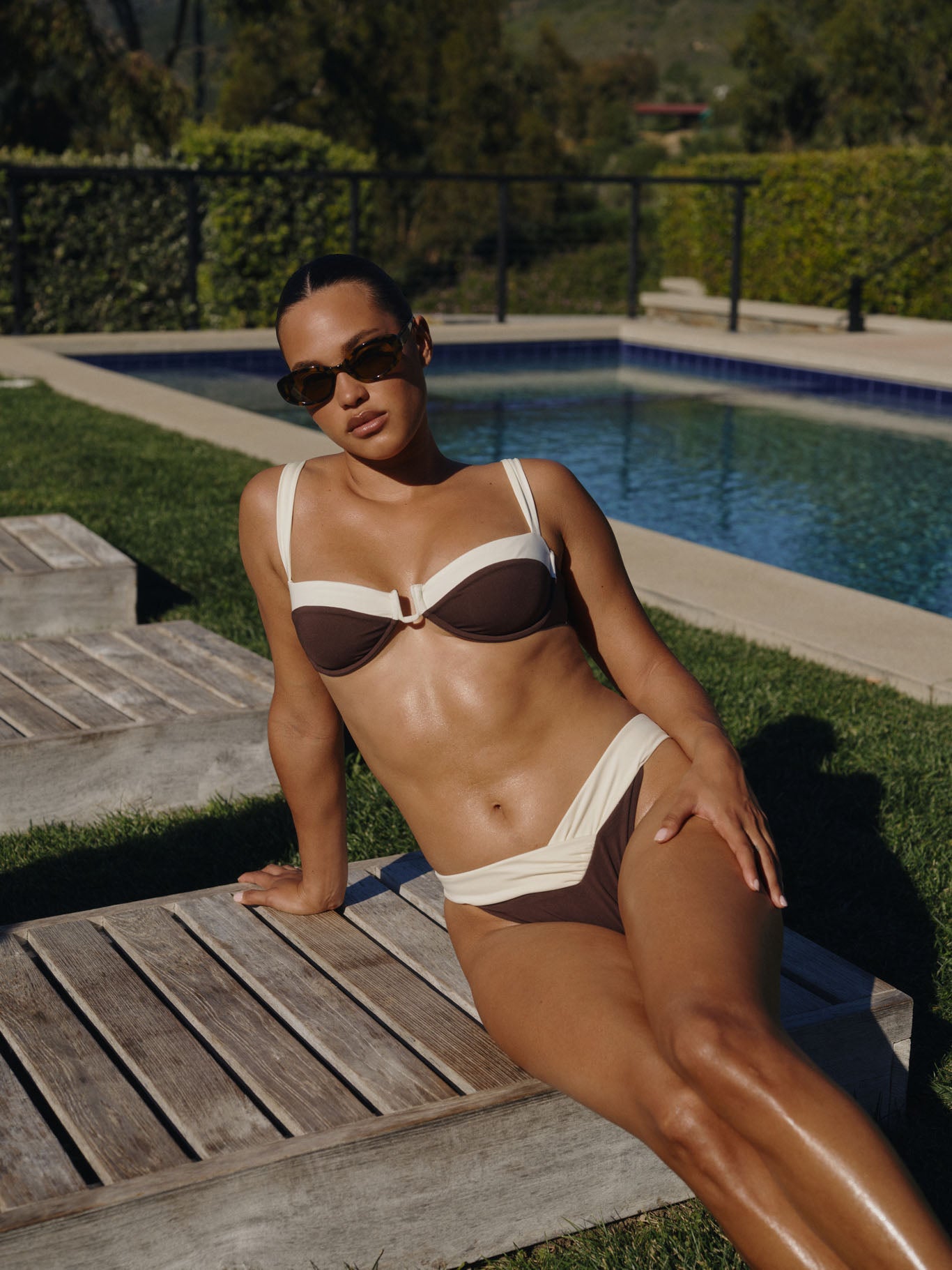 Alternative view of Marseille Bottom - Espresso/Ivory