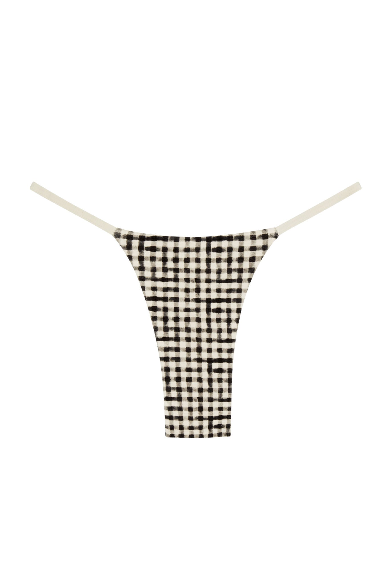 Barbados Bottom - Black Gingham