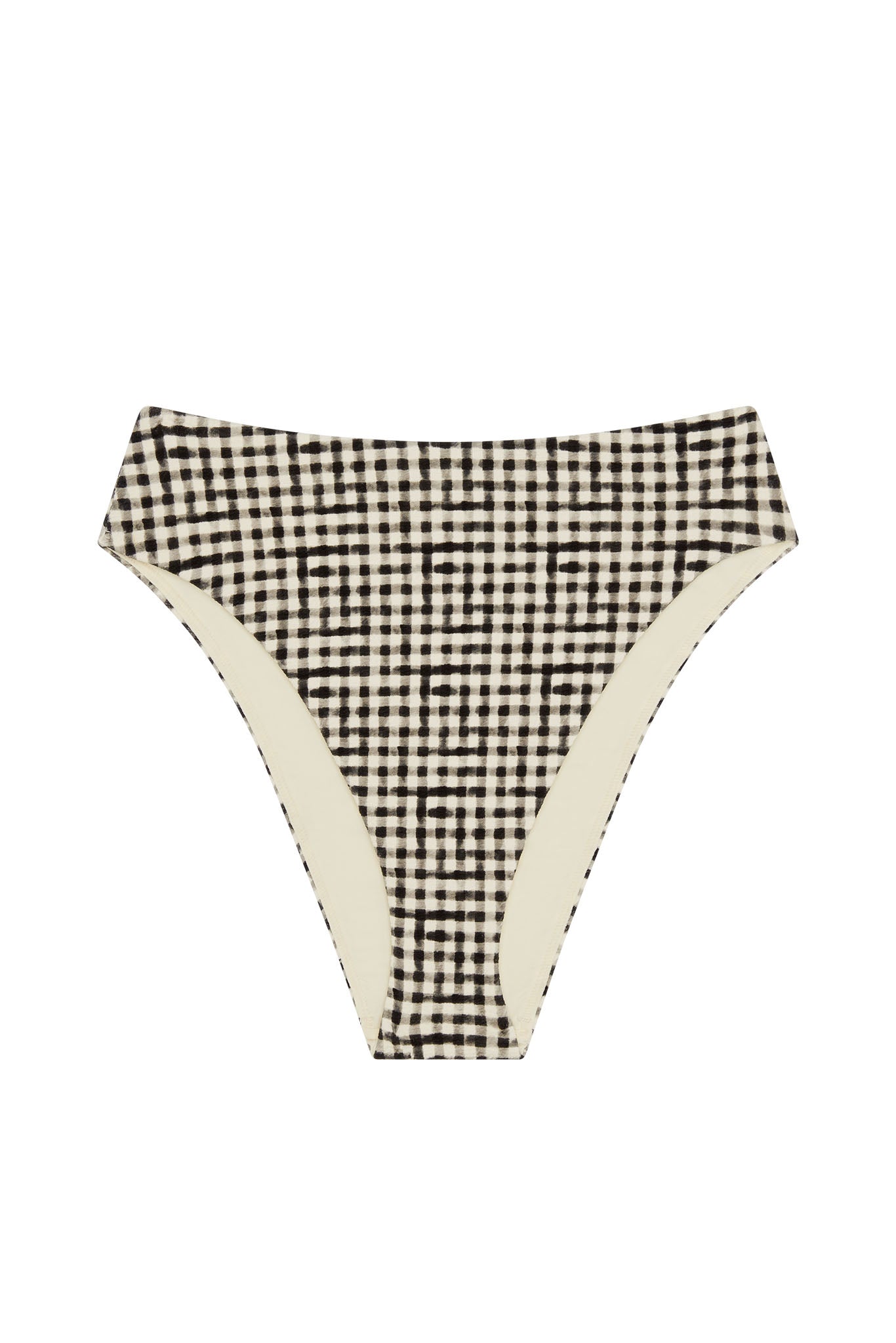 Formentera Bottom - Black Gingham