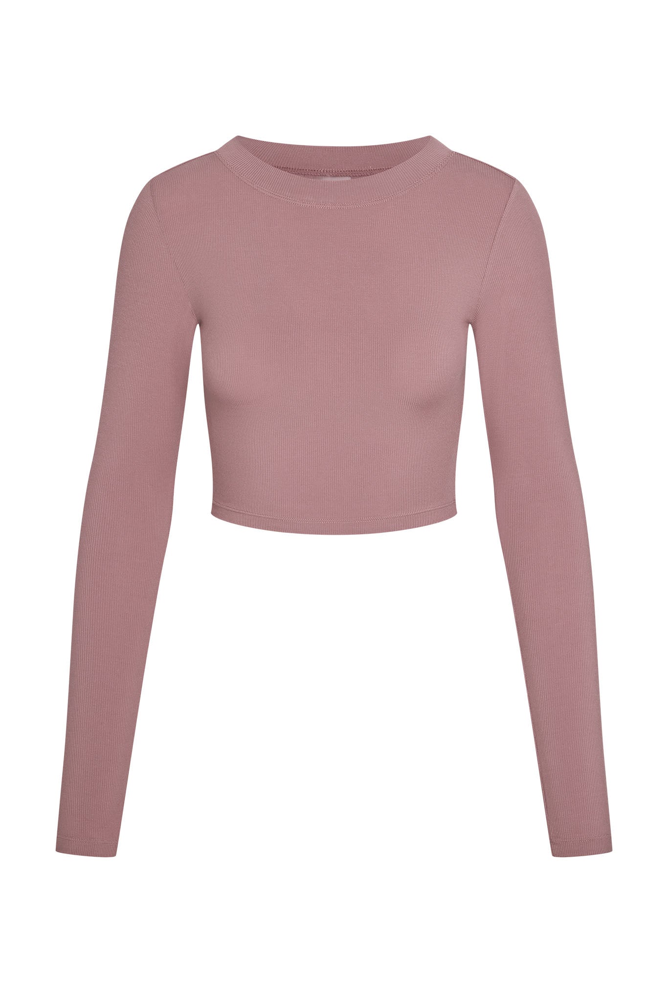 Hayworth Long Sleeve Mauve Lightweight Rib