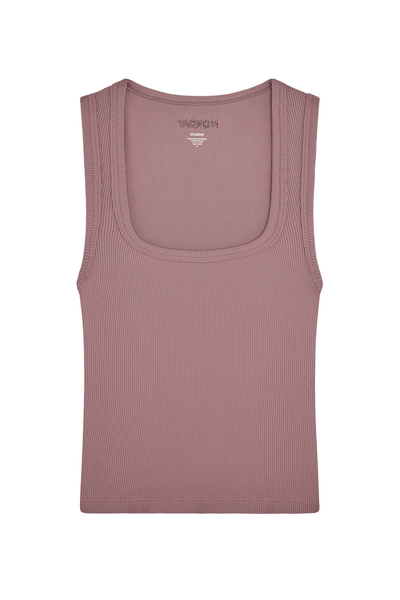 Tash Tank   Mauve Thin Rib