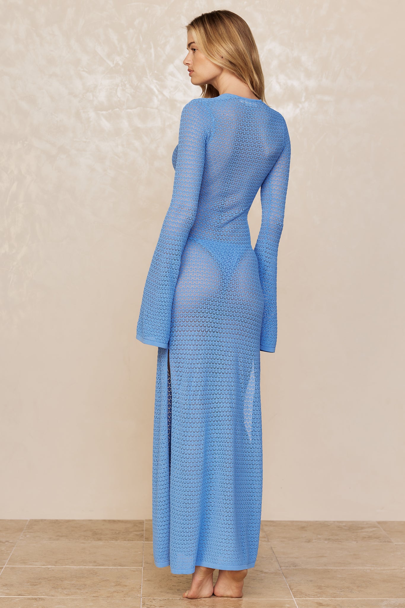 Montego Dress - Azure Lace Crochet - Image 5