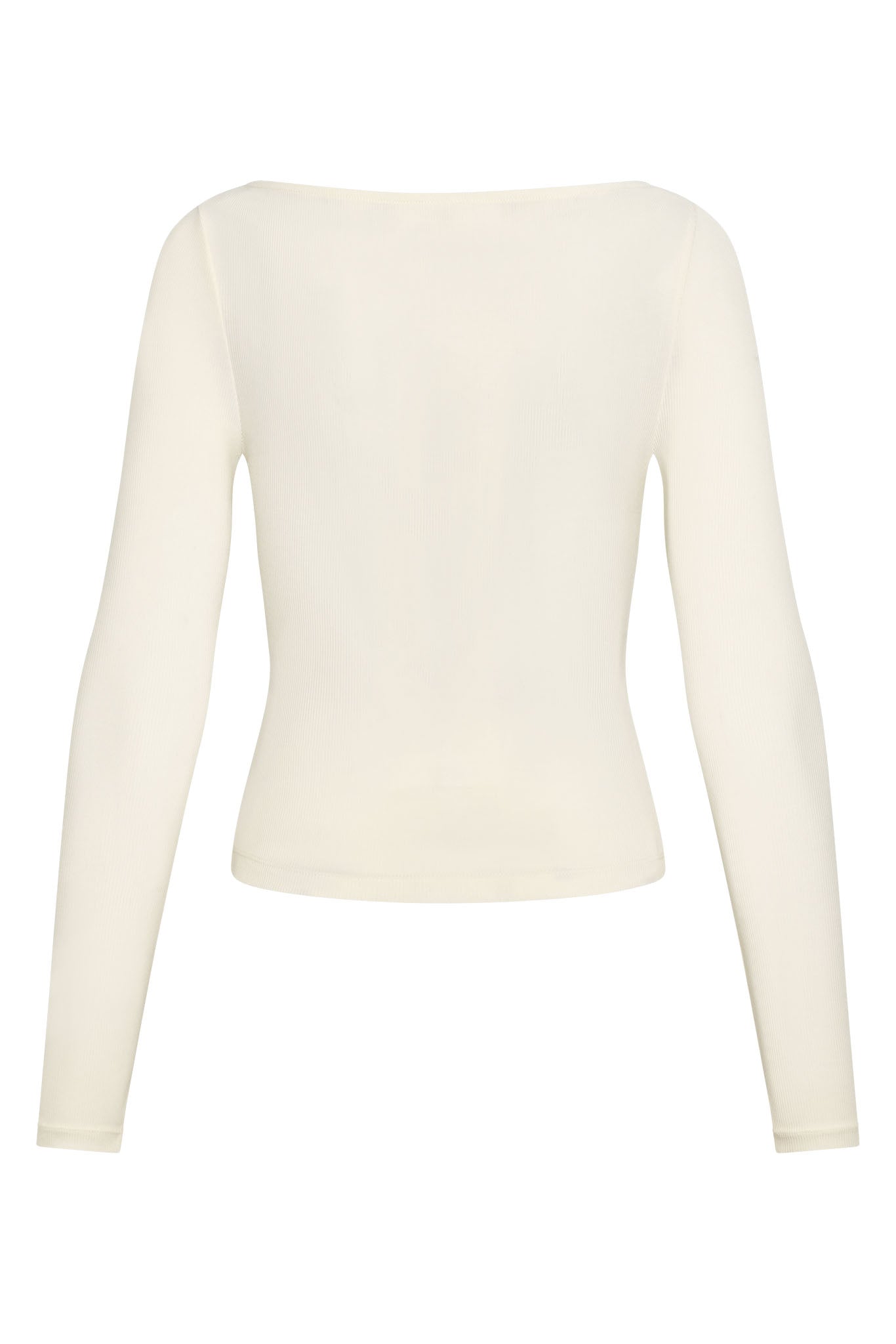 Paddington Long Sleeve Ivory Lightweight Rib - Image 3
