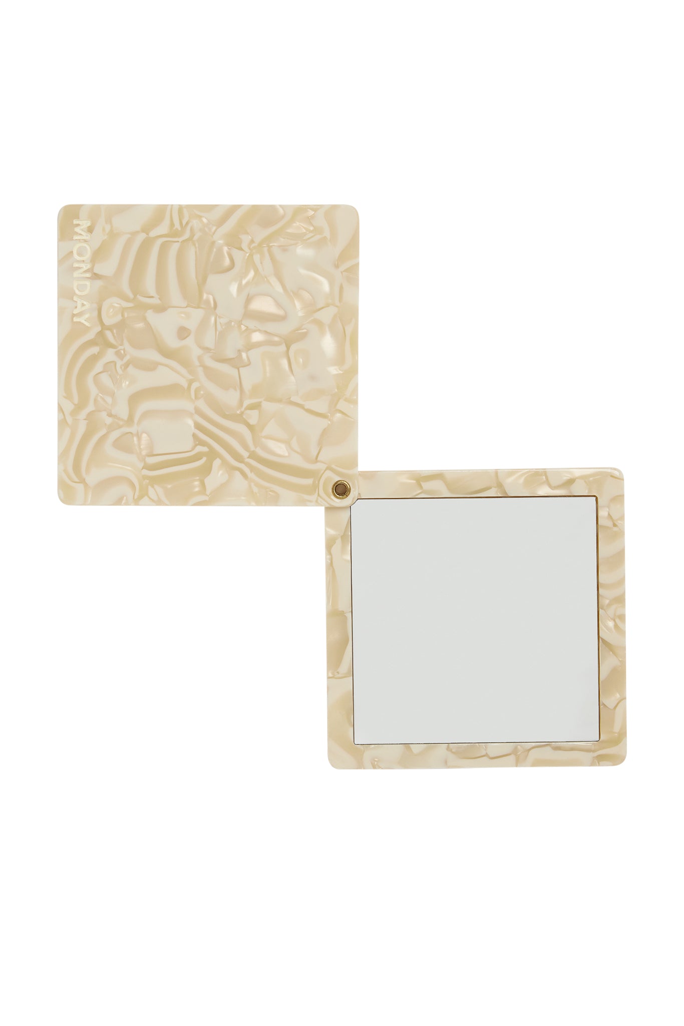 Acklins Mirror - Ivory Swirl