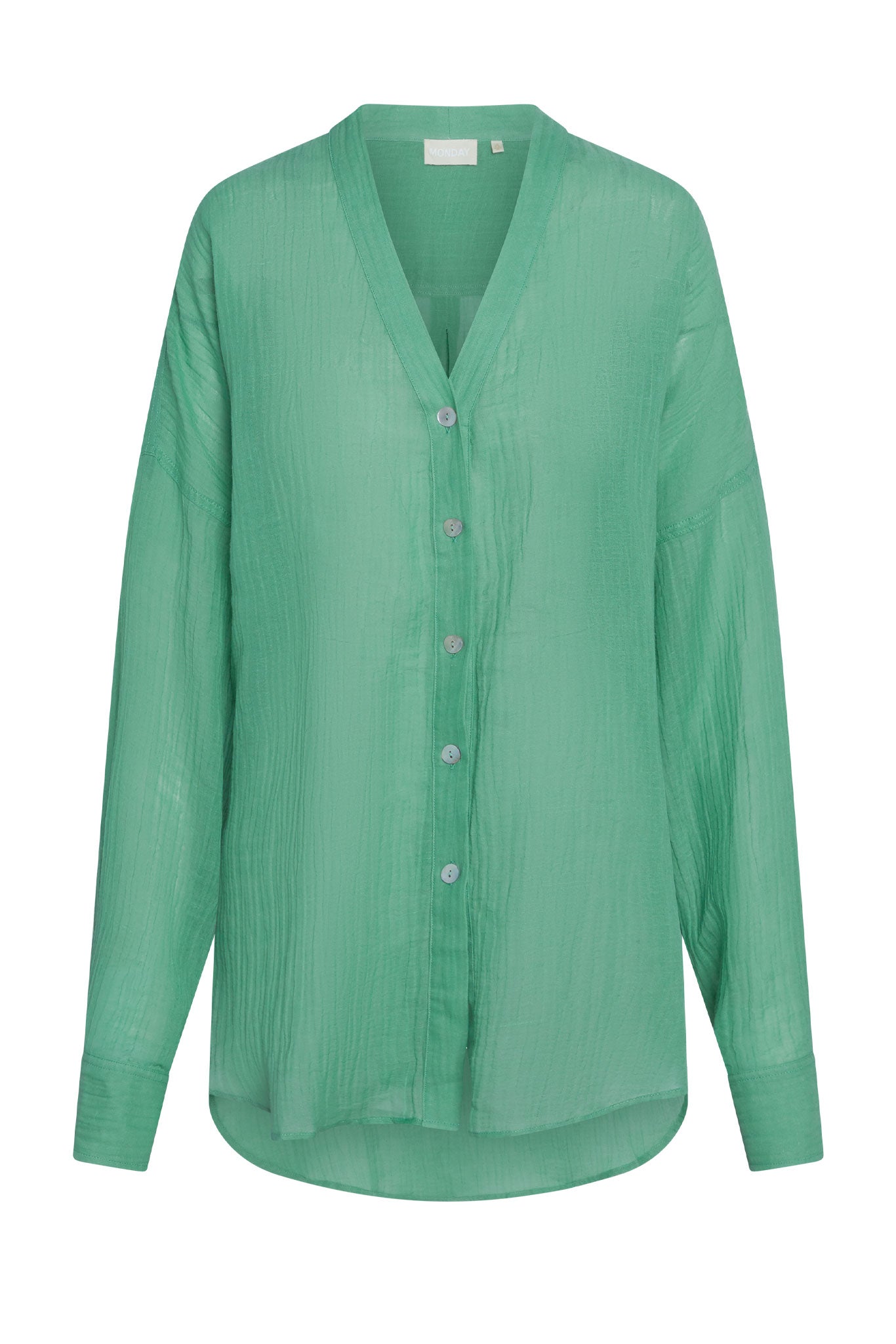 Barcelona Tunic - Pond Crinkle Linen