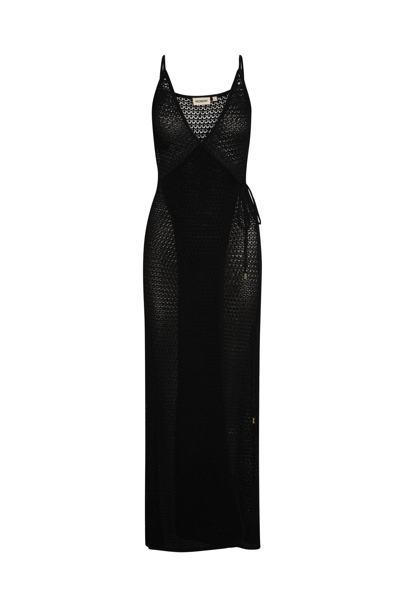 Levanzo Dress - Black Lace Crochet