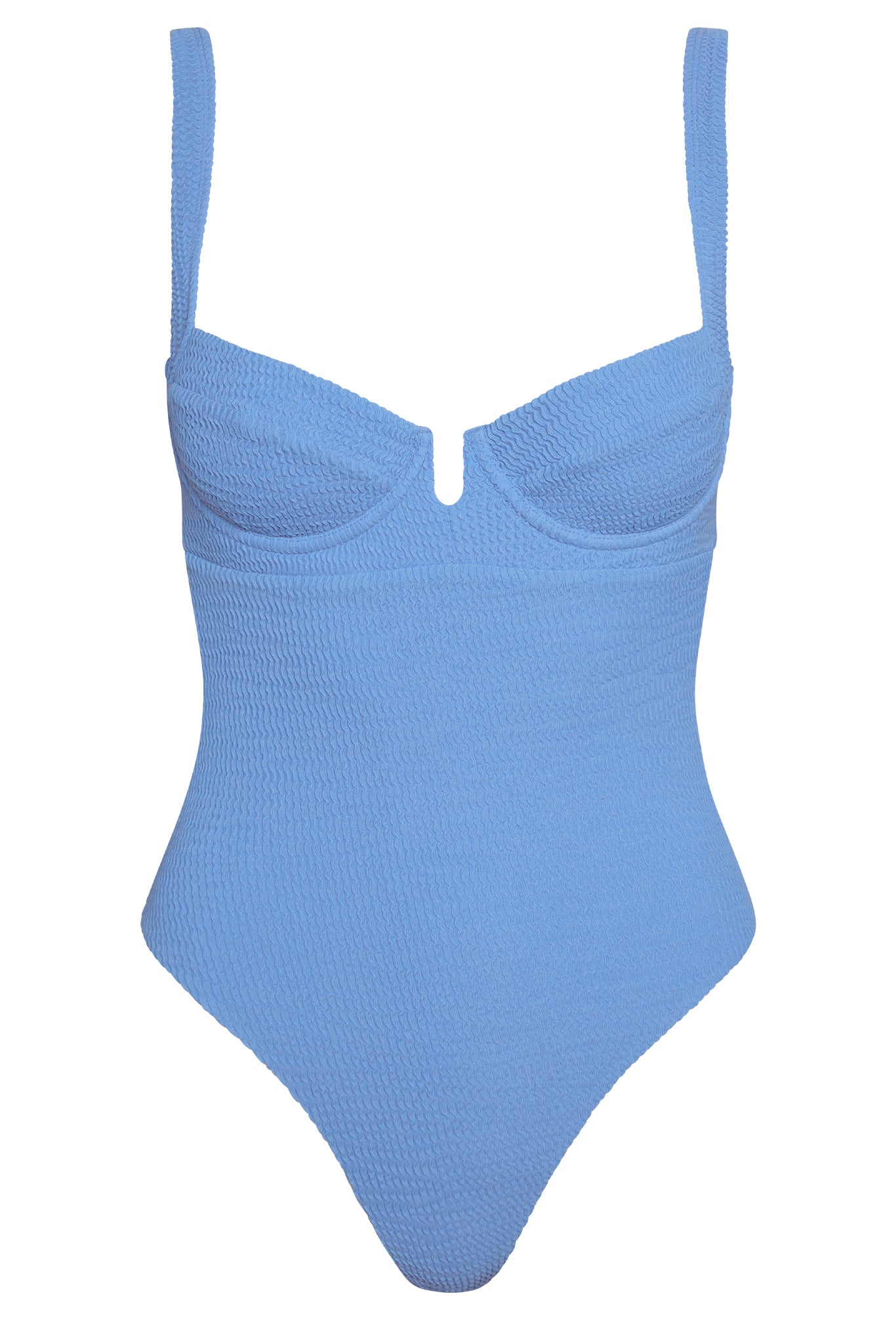 Clovelly One Piece - Azure Crinkle
