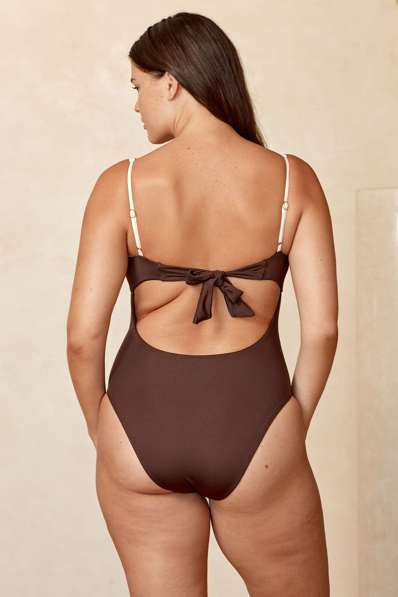 Clovelly One Piece - Espresso/Ivory - Image 6