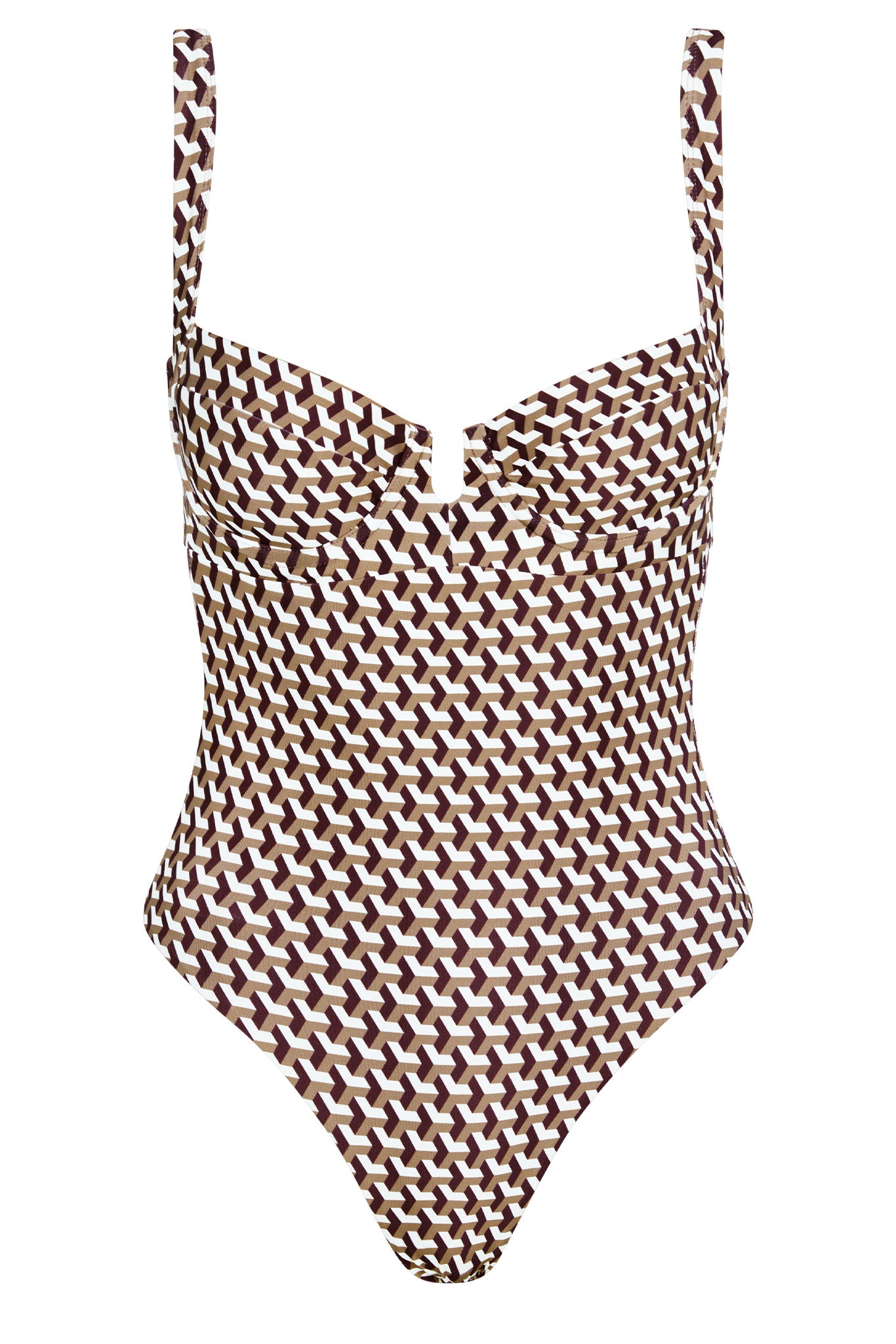 Clovelly One Piece - Husk Geo