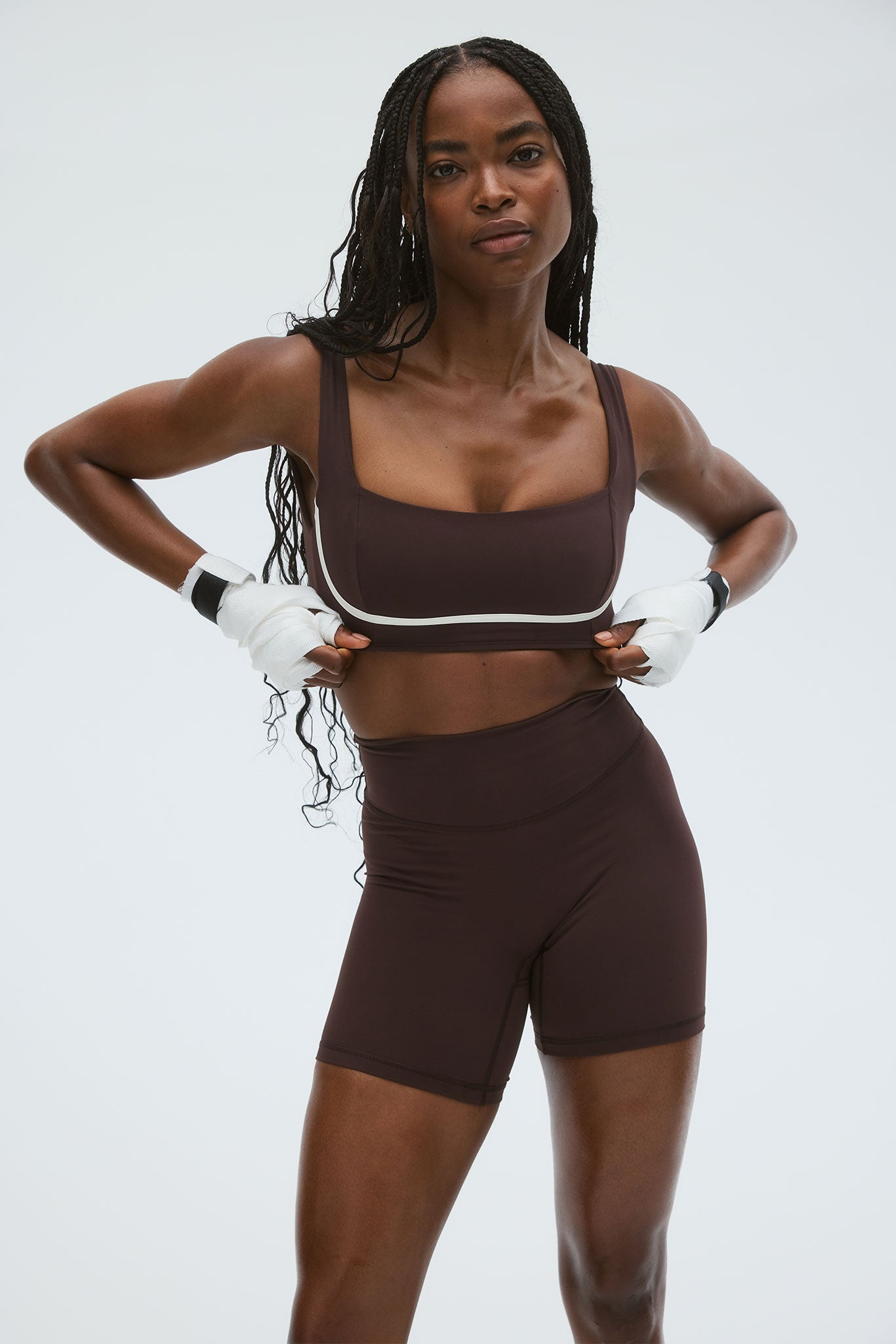 Alternative view of Zion Bra   Espresso/Ivory