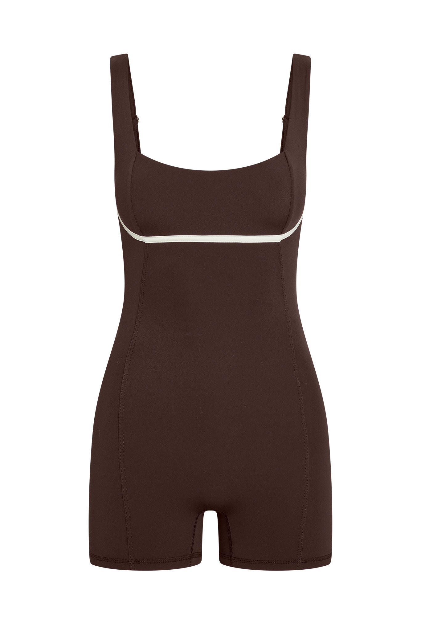 Zion Romper Espresso/Ivory