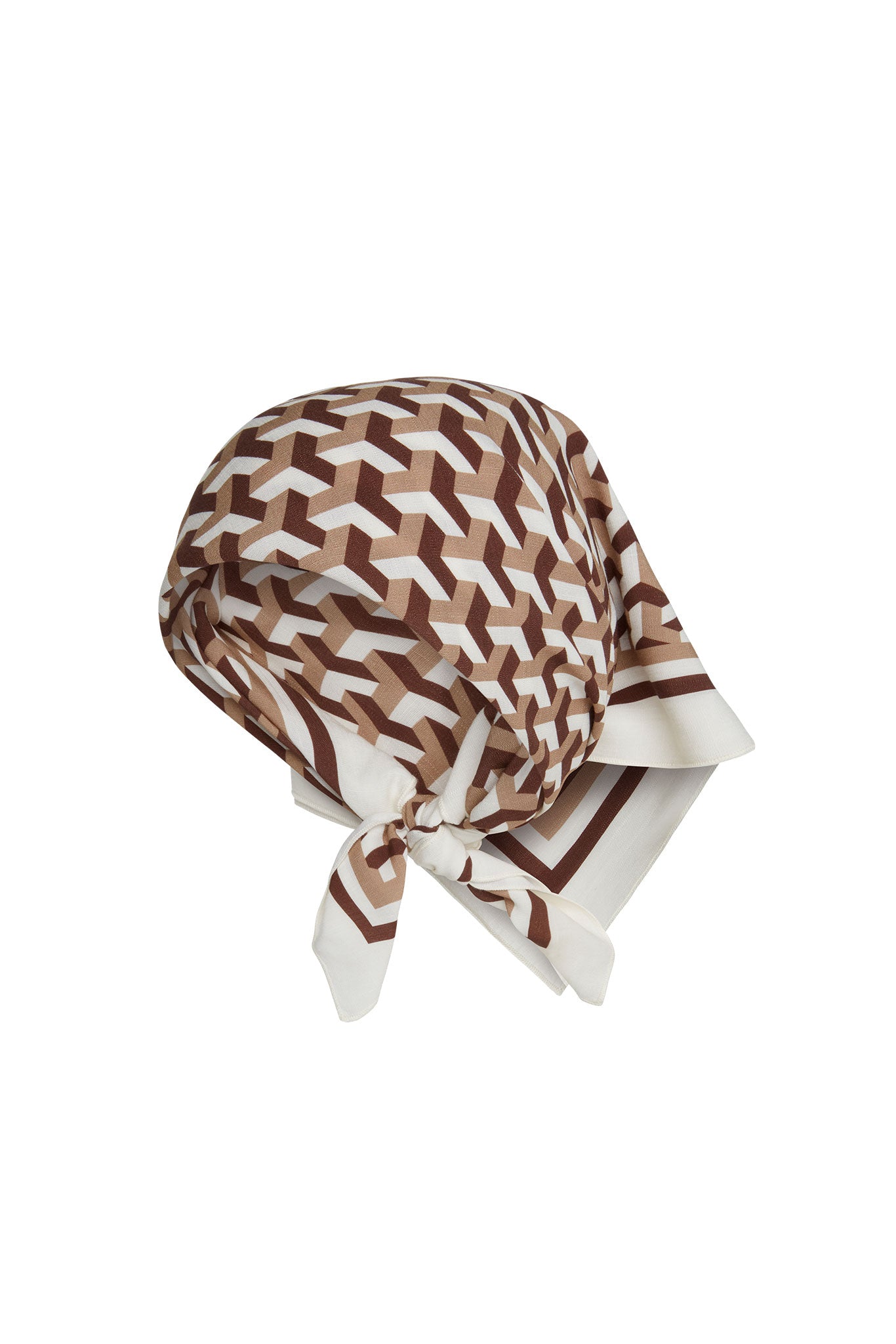 Monday Head Scarf - Husk Geo