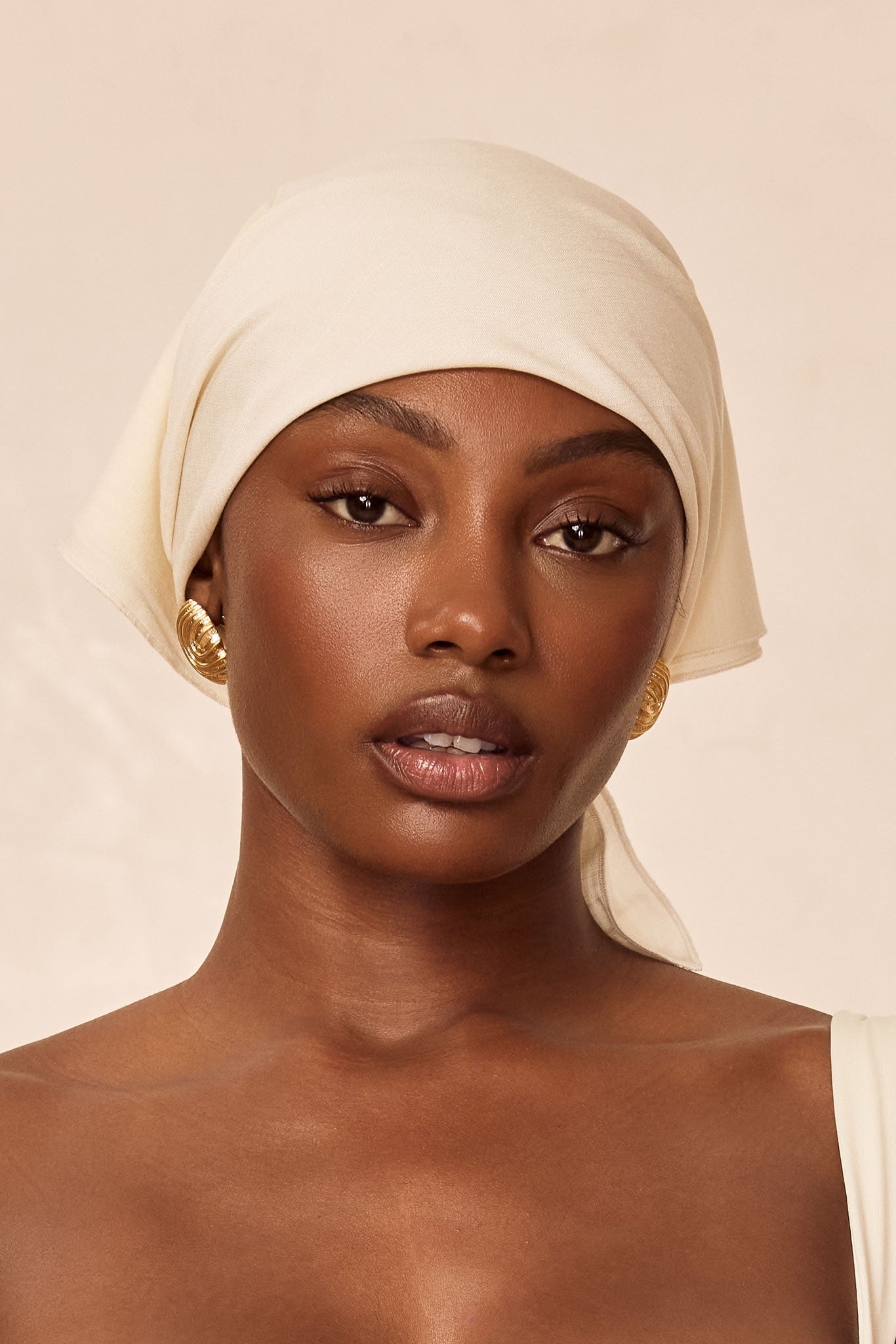 Monday Headscarf - Ivory - Image 4