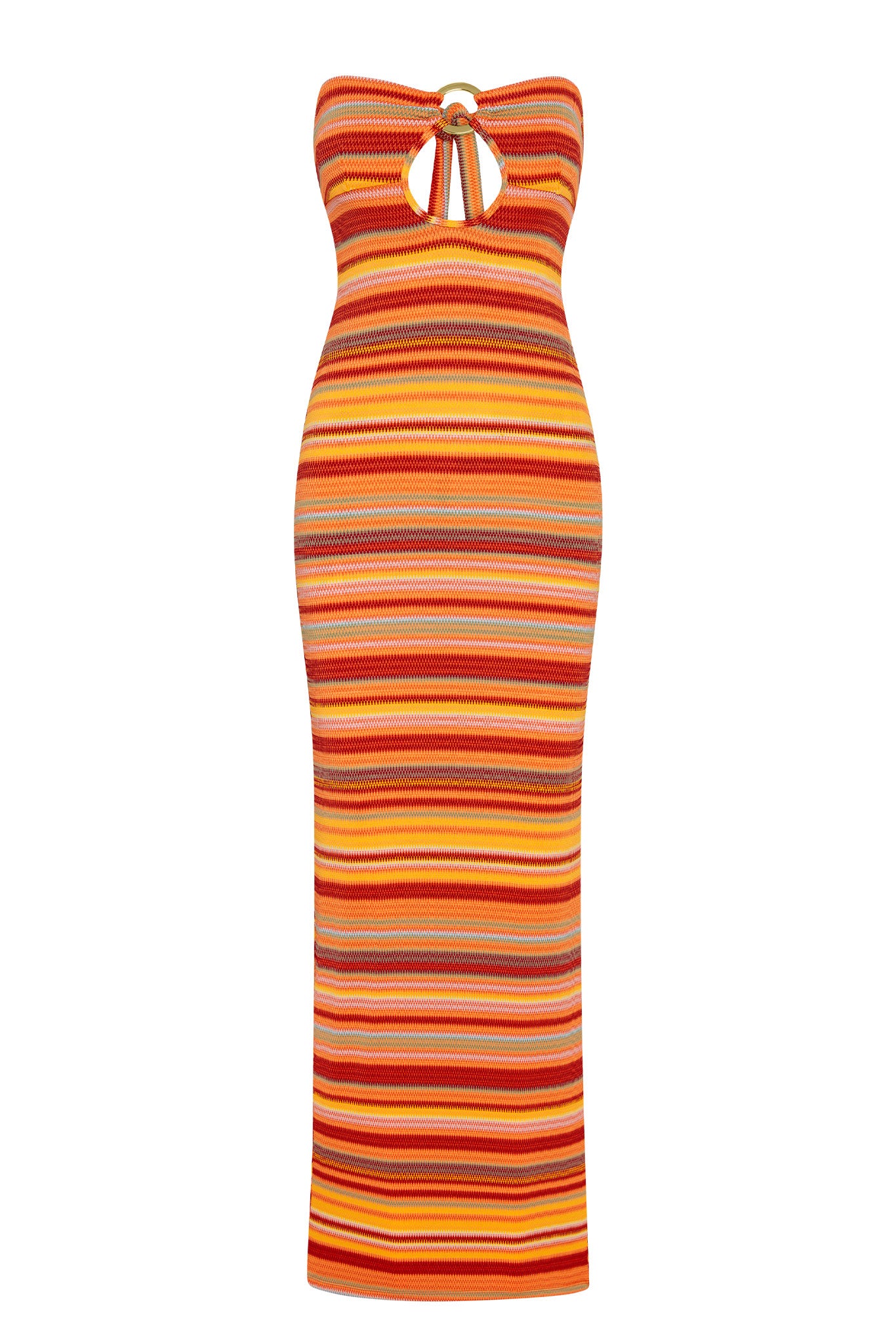 Montego Bandeau Dress - Sardinia Stripe