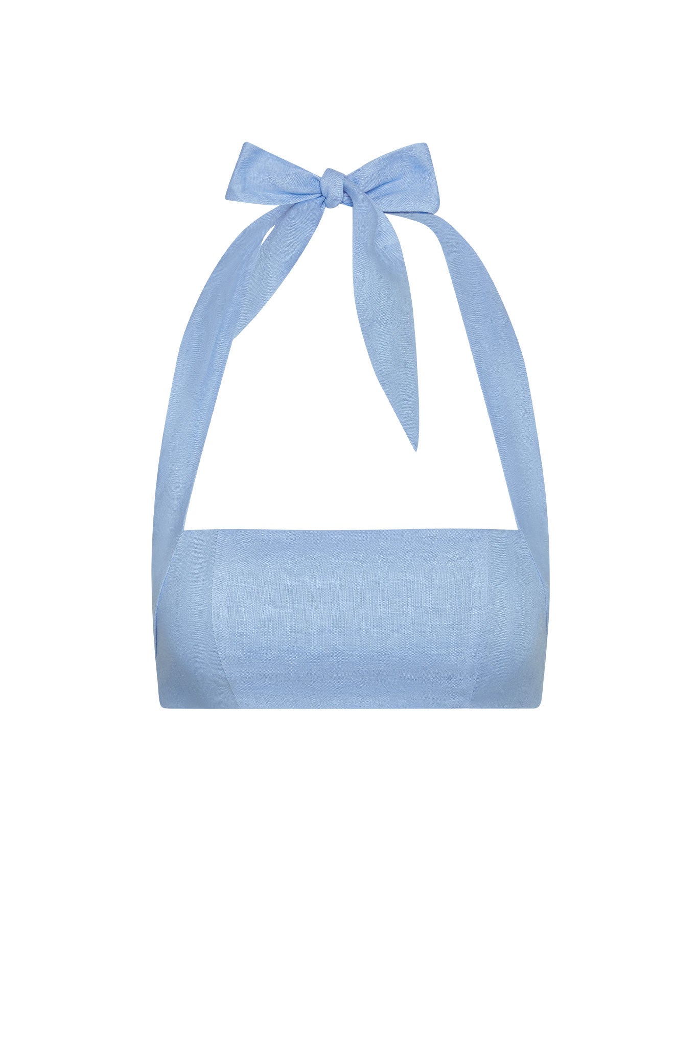 Montserrat Top - Sky Linen