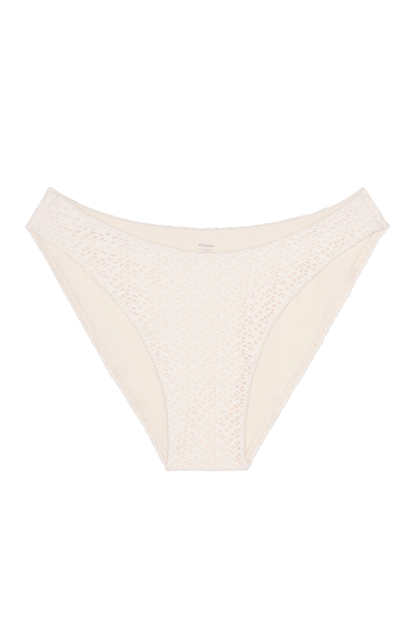 Seychelles Bottom - Ivory Crochet (Modest Coverage)