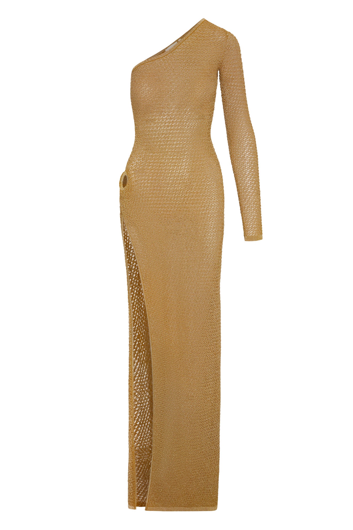 Palermo Dress - Antique Gold Lace Crochet