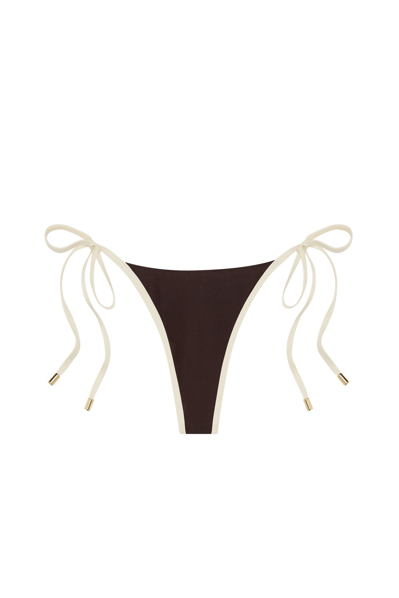 Palma Thong - Espresso/Ivory
