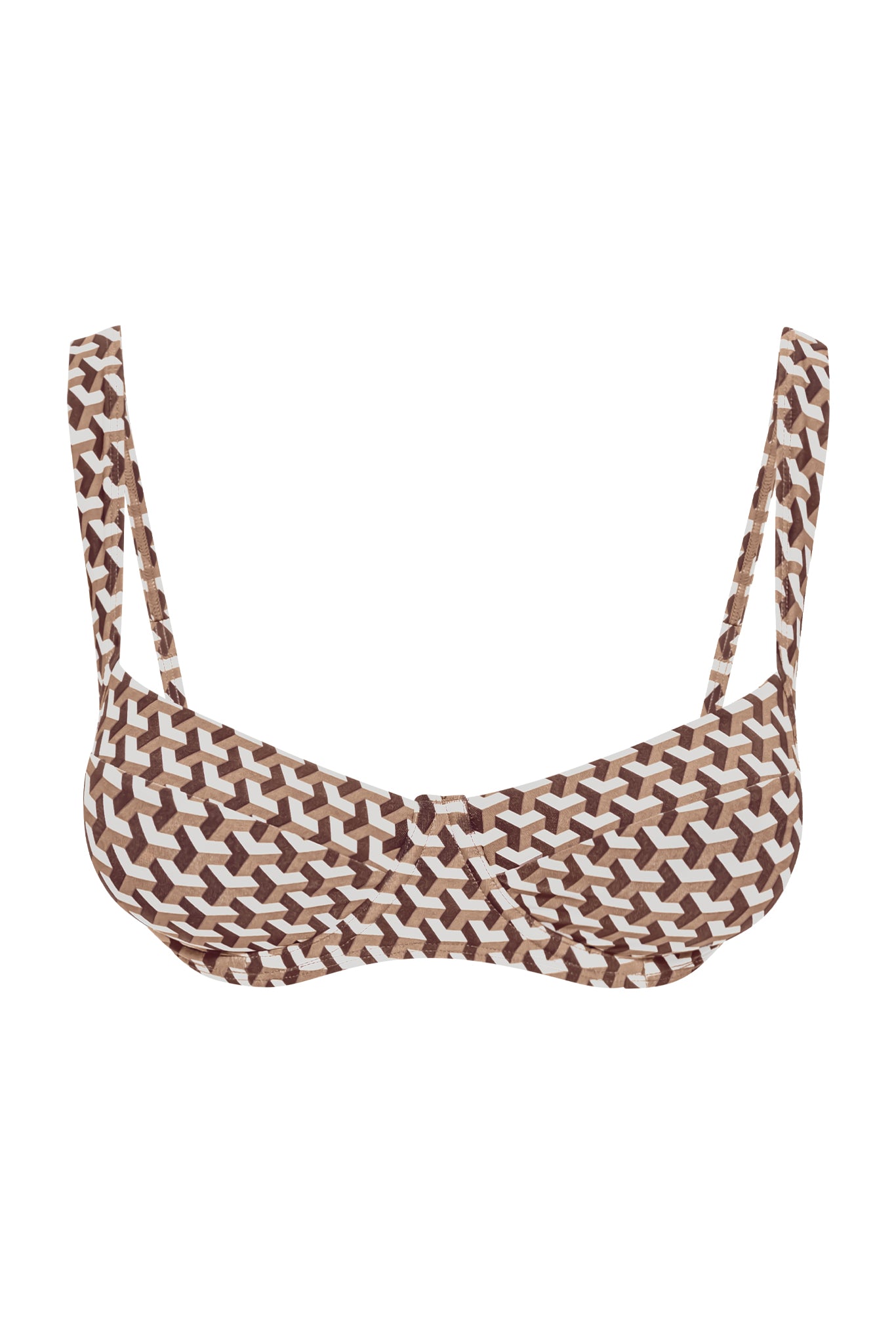 Sorrento Top - Husk Geo