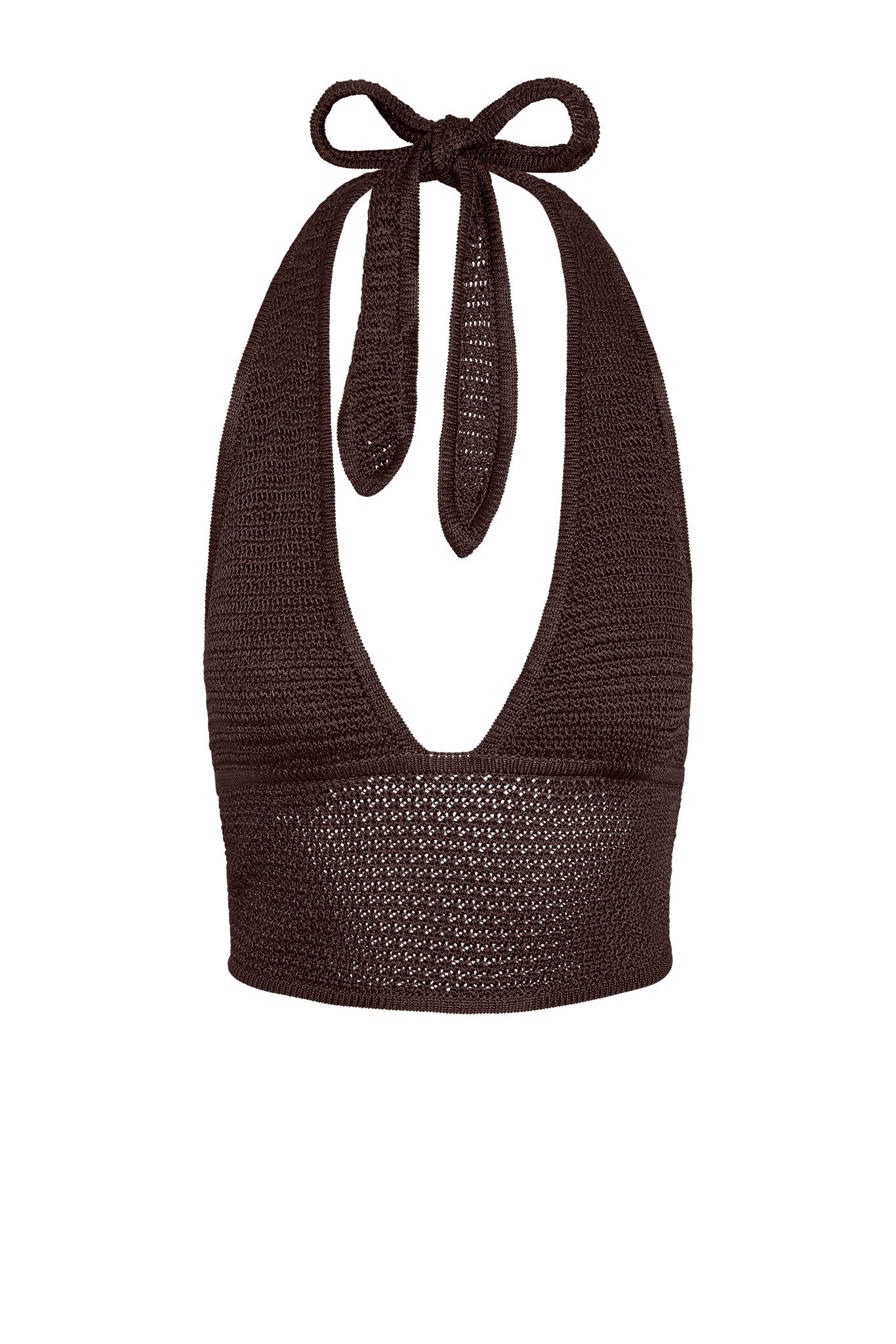 Toulon Top   Espresso Treble Knit